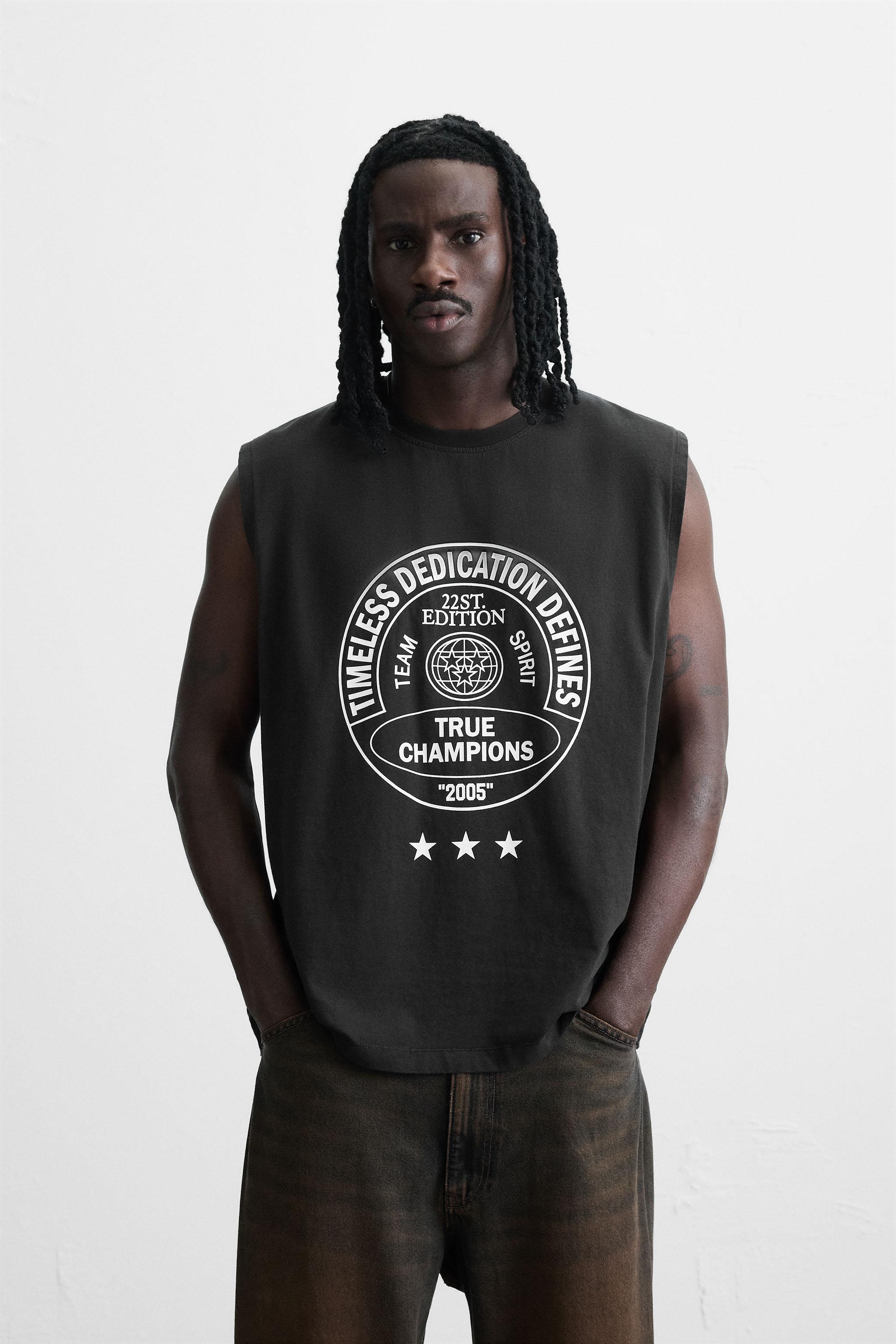 WASHED PRINT TANK TOP