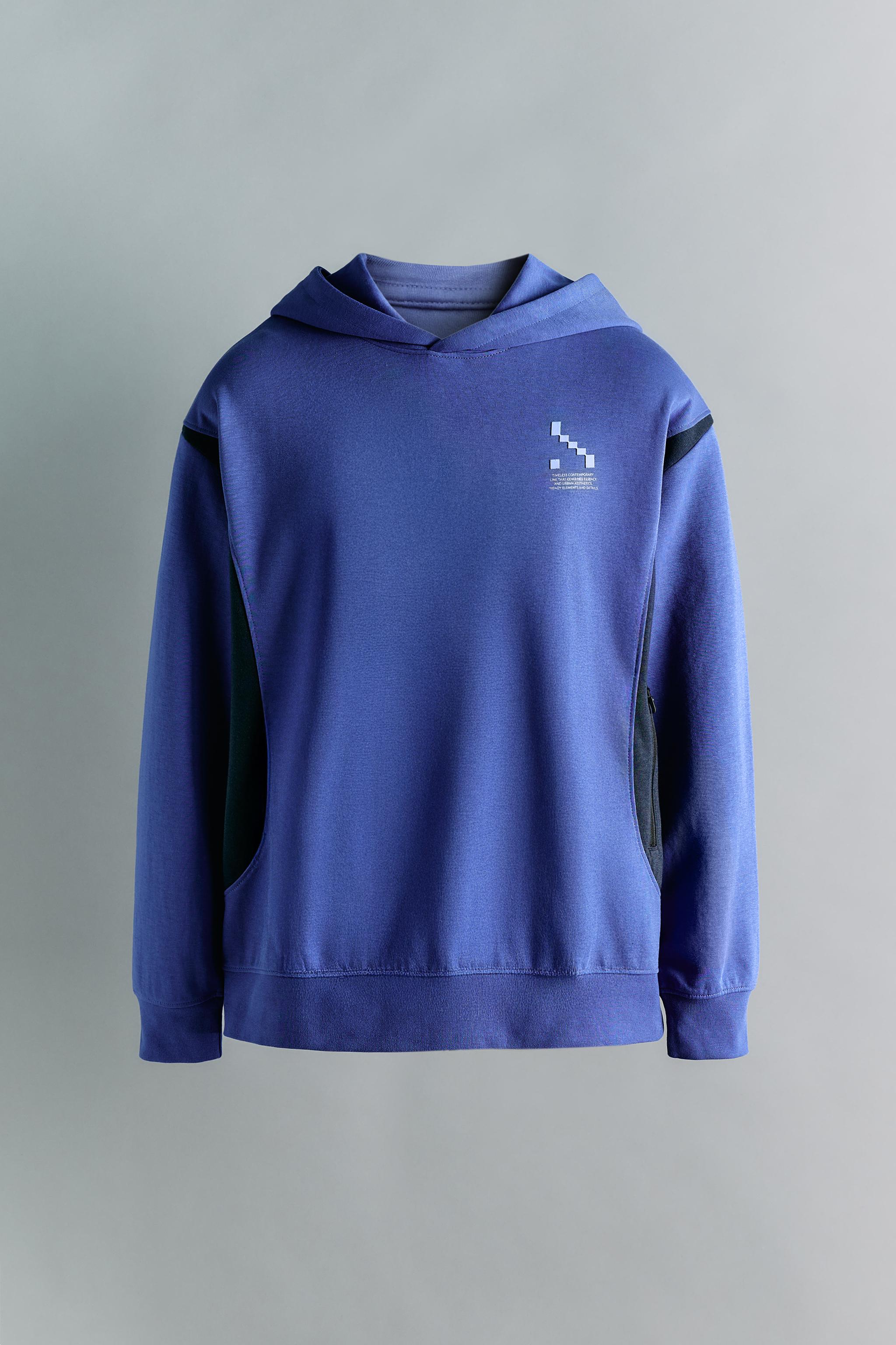 SPORTY COLOR BLOCK SWEATSHIRT