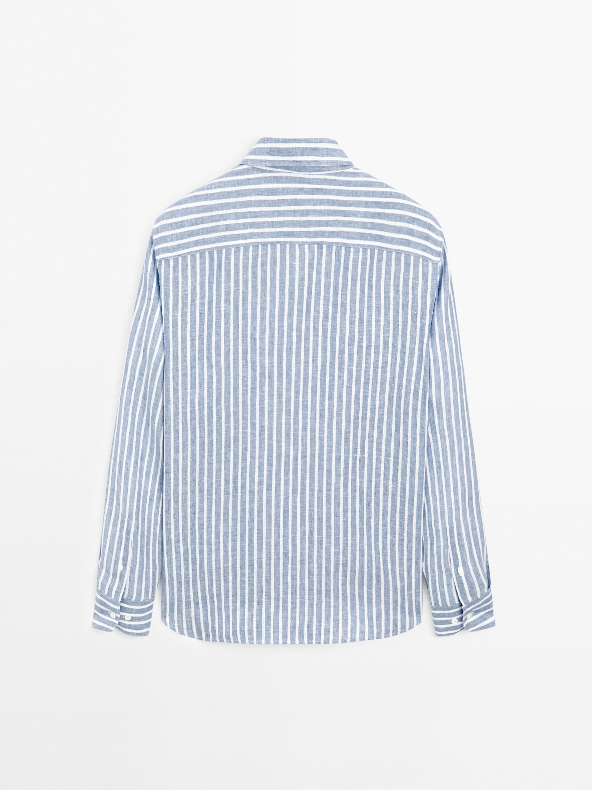 Regular fit striped shirt