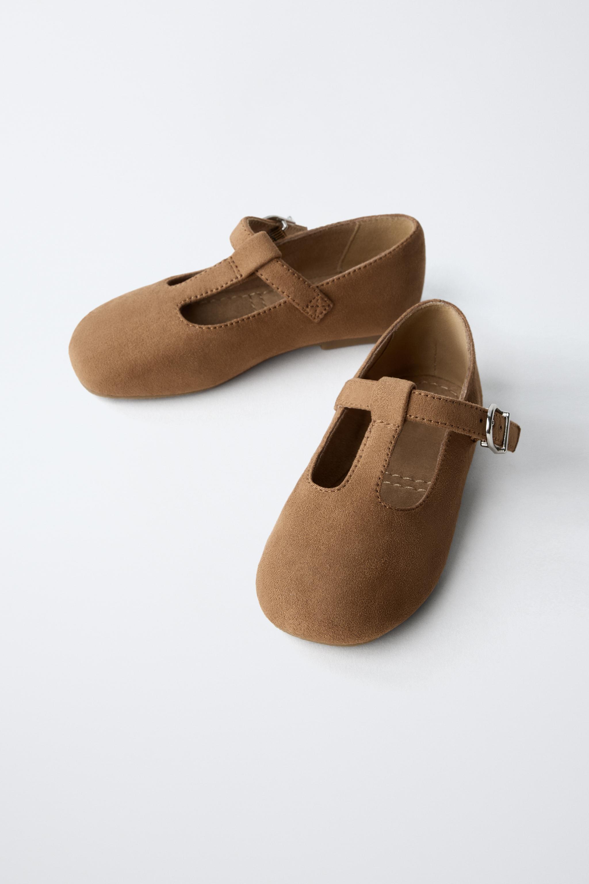 T-STRAP BALLET FLATS