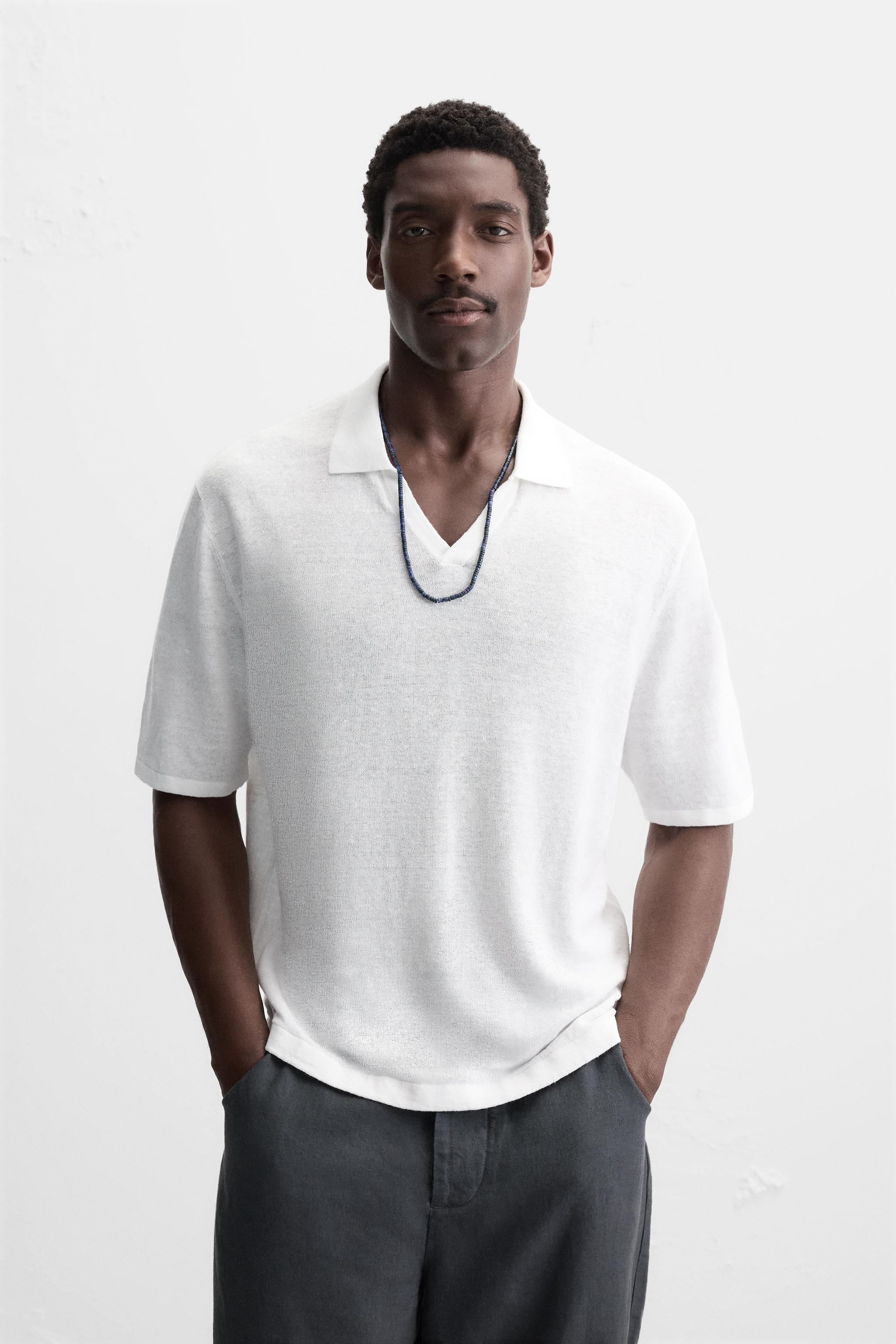 100% HEMP KNIT POLO SHIRT