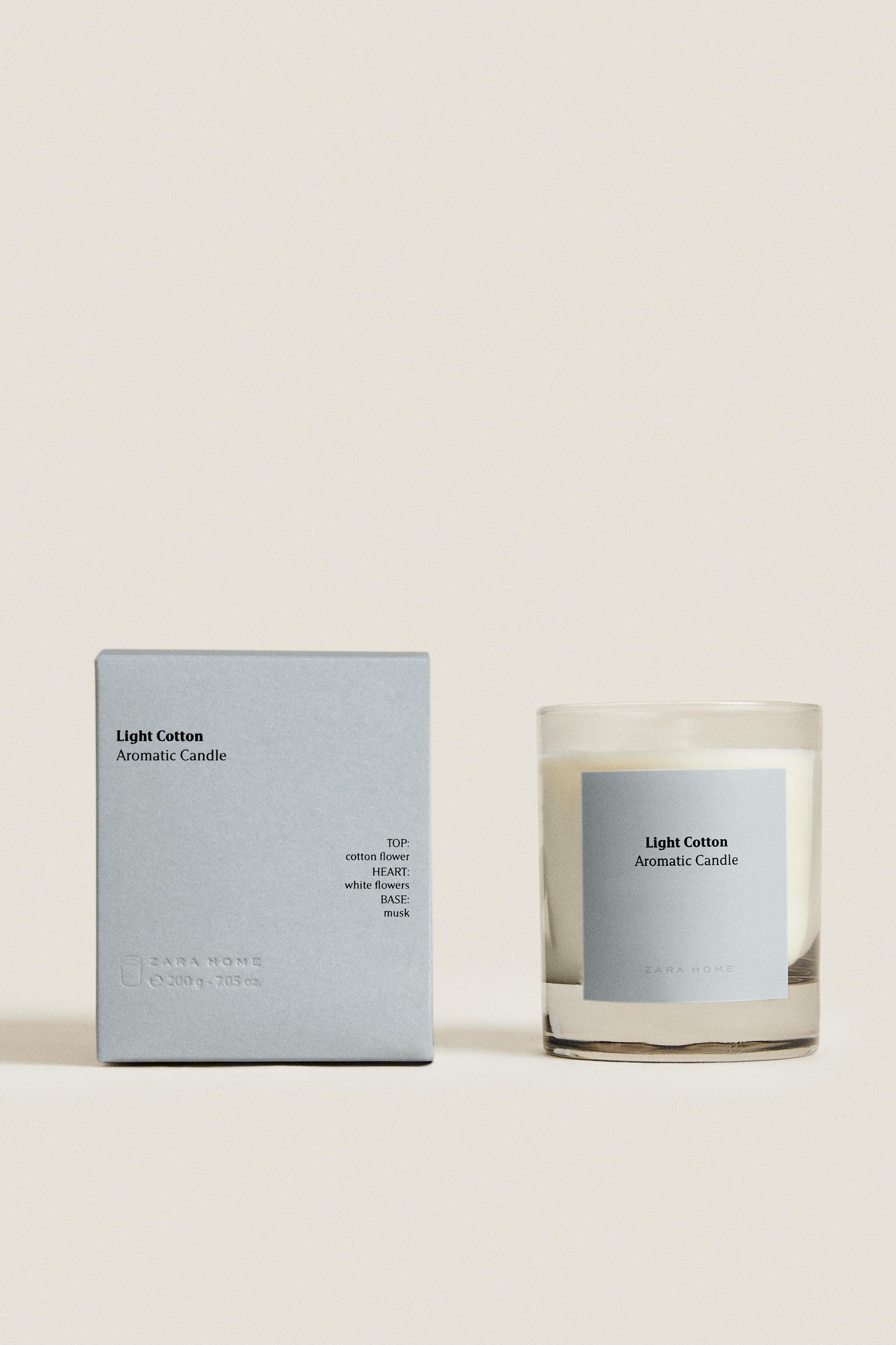 (200 G) LIGHT COTTON SCENTED CANDLE