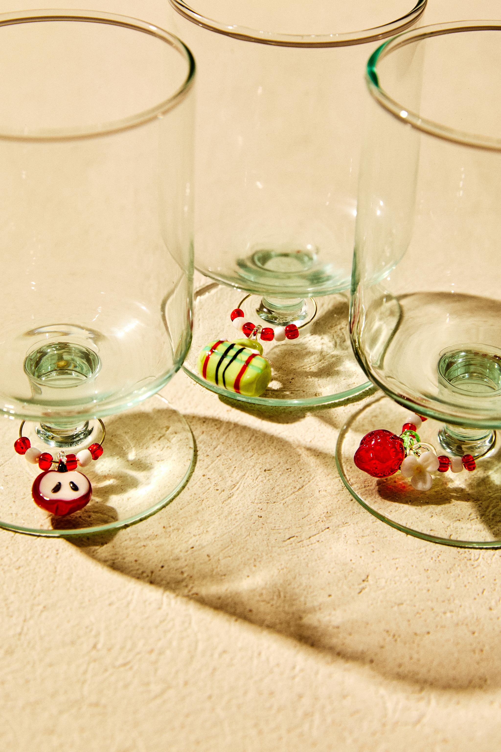 SET OF PICNIC GLASS CHARMS (SET OF 6)