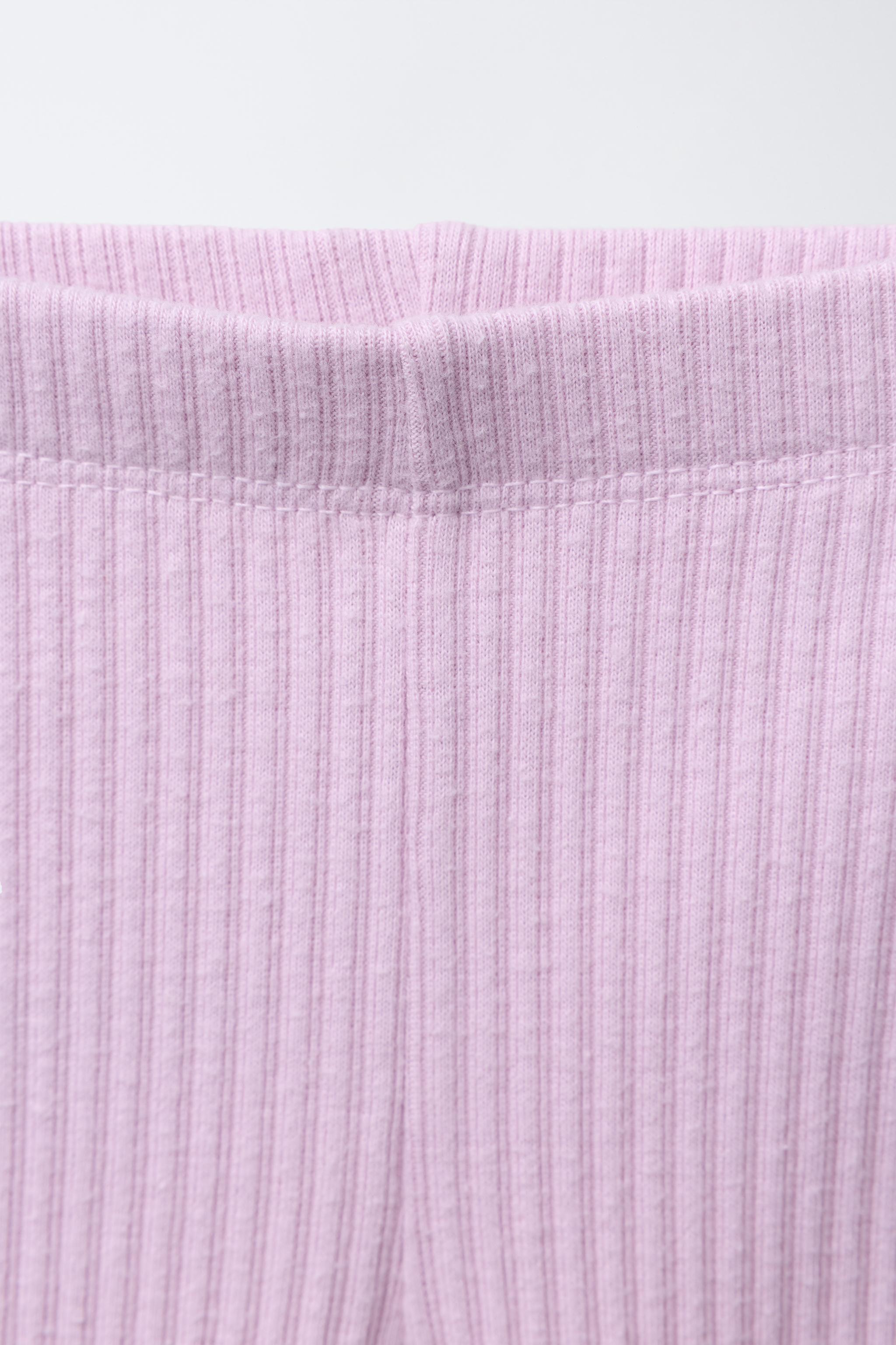 RIBBED LEGGING AND BOW SWEATSHIRT JOGGING SET