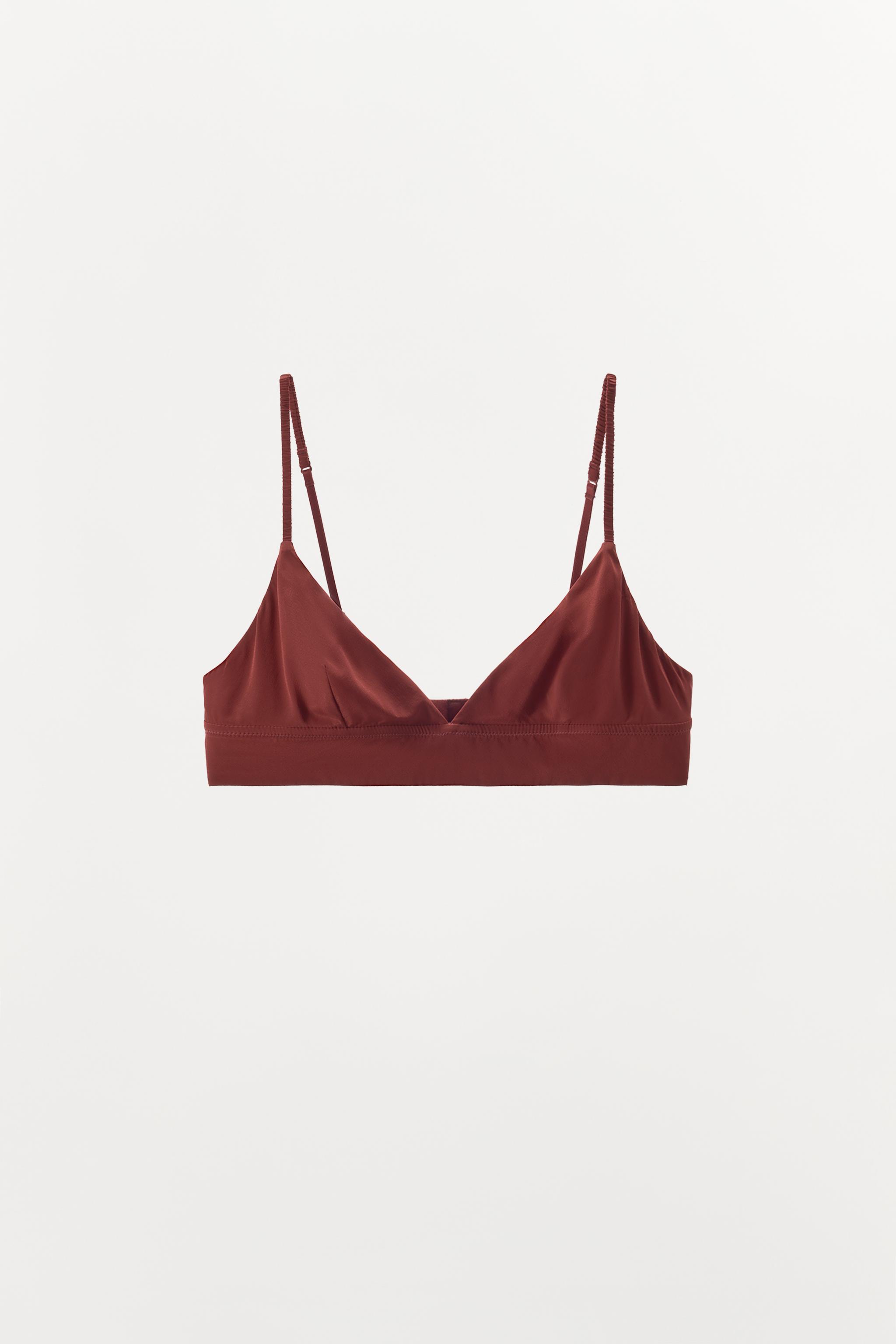 LIMITED EDITION SILK TRIANGLE BRALETTE