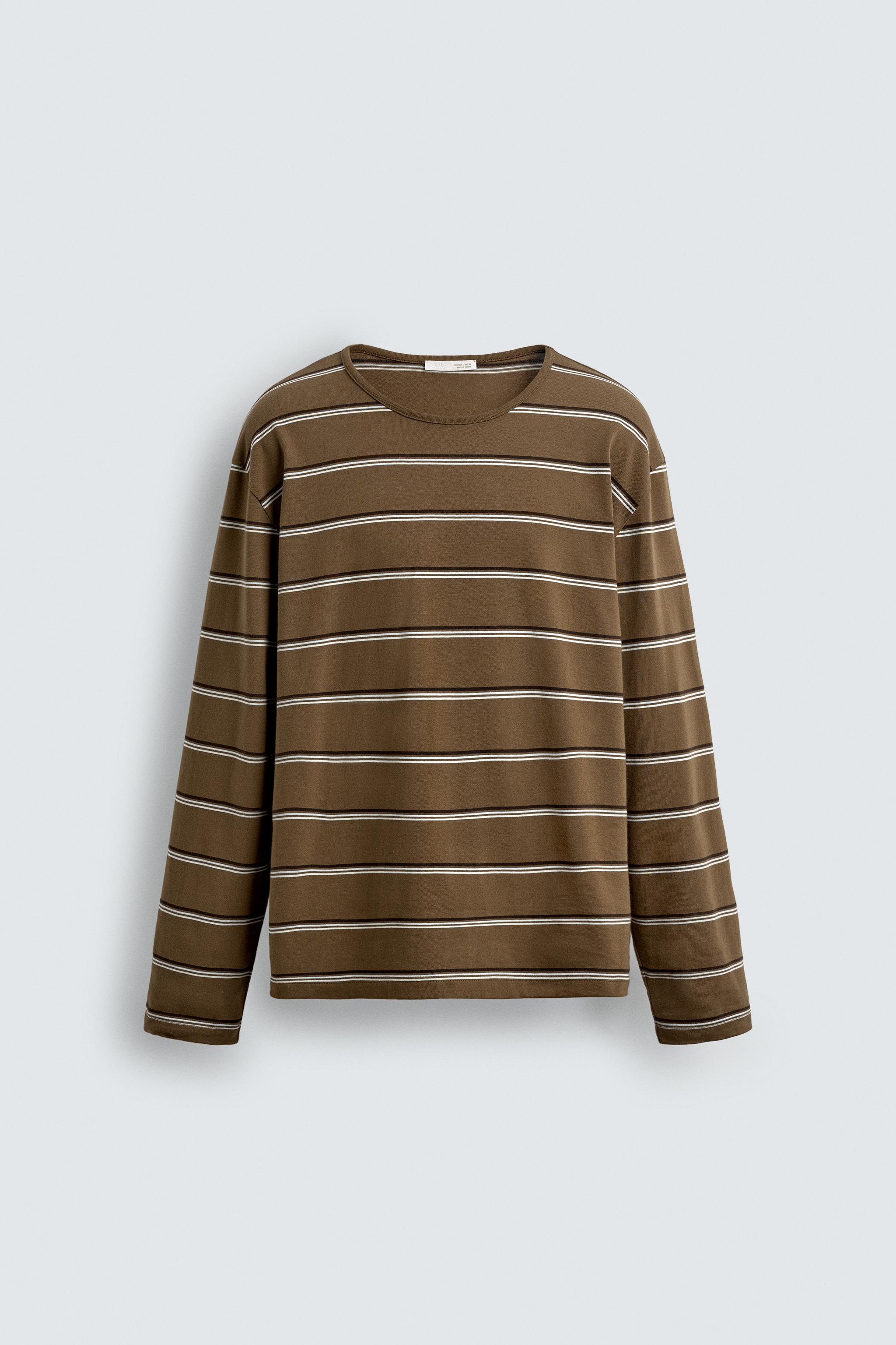 STRIPED JACQUARD T-SHIRT