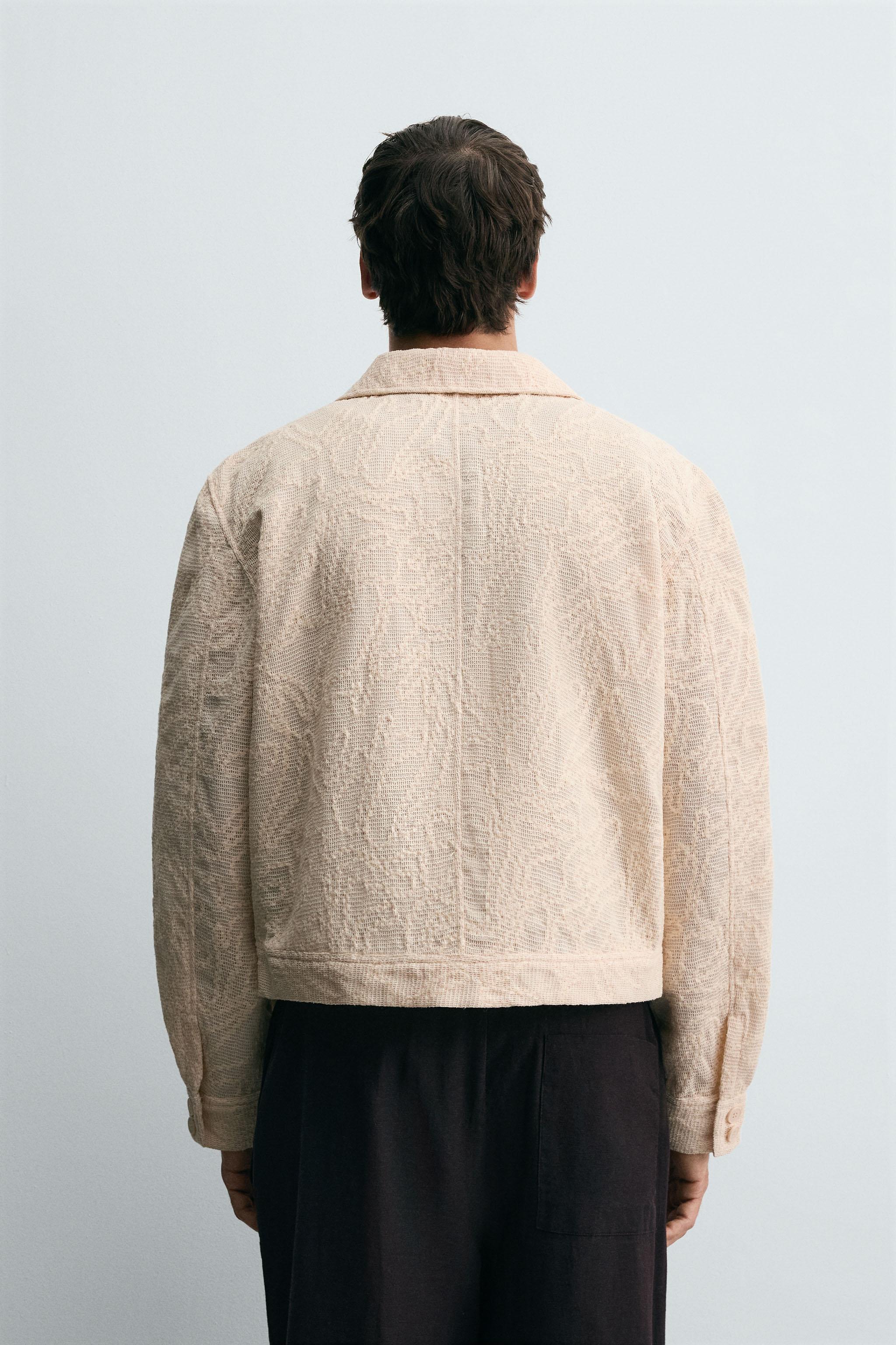 CROCHET TEXTURED JACKET