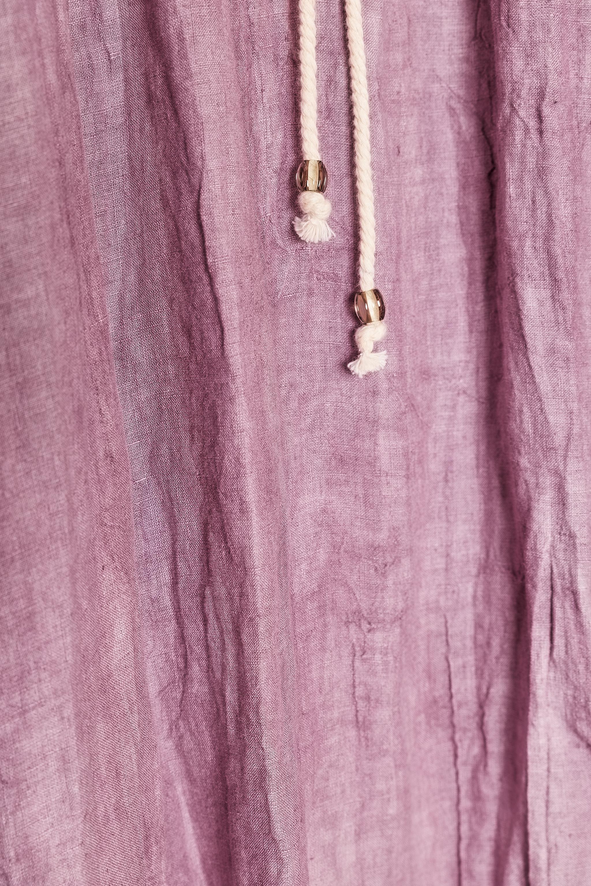 ZW COLLECTION TIE-DYE LINEN TUNIC DRESS