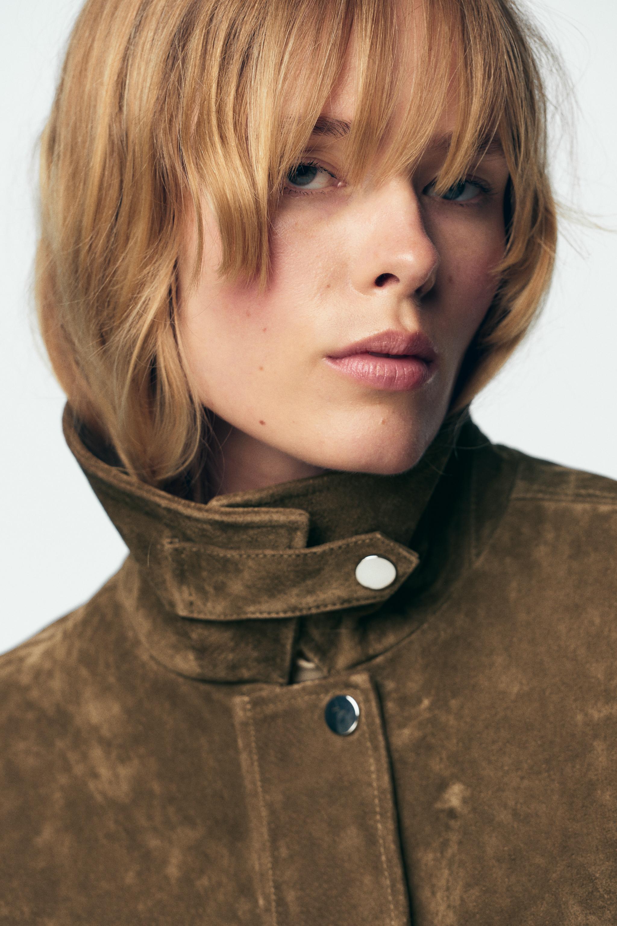 100% LEATHER BOMBER JACKET