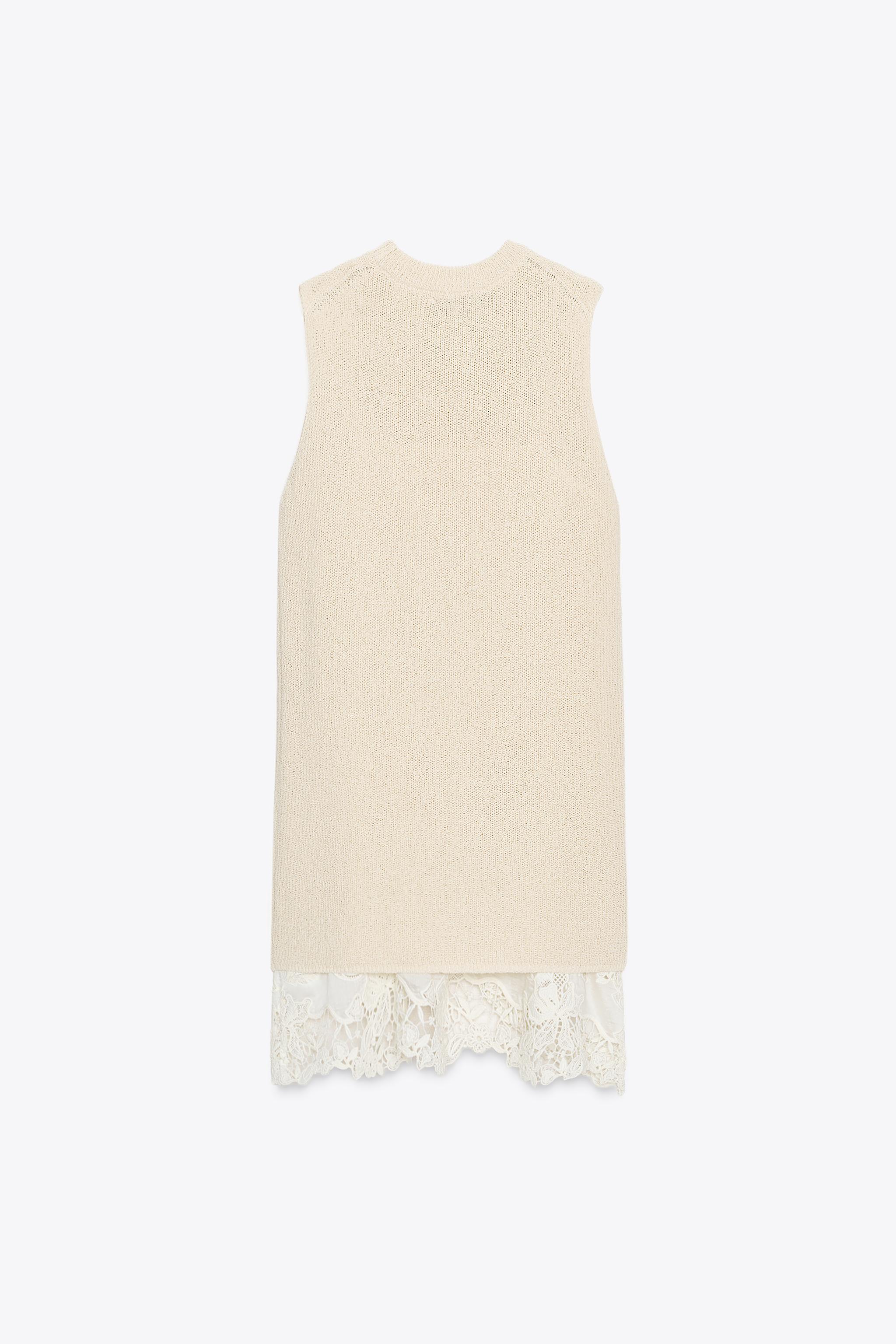 COMBINATION KNIT DRESS