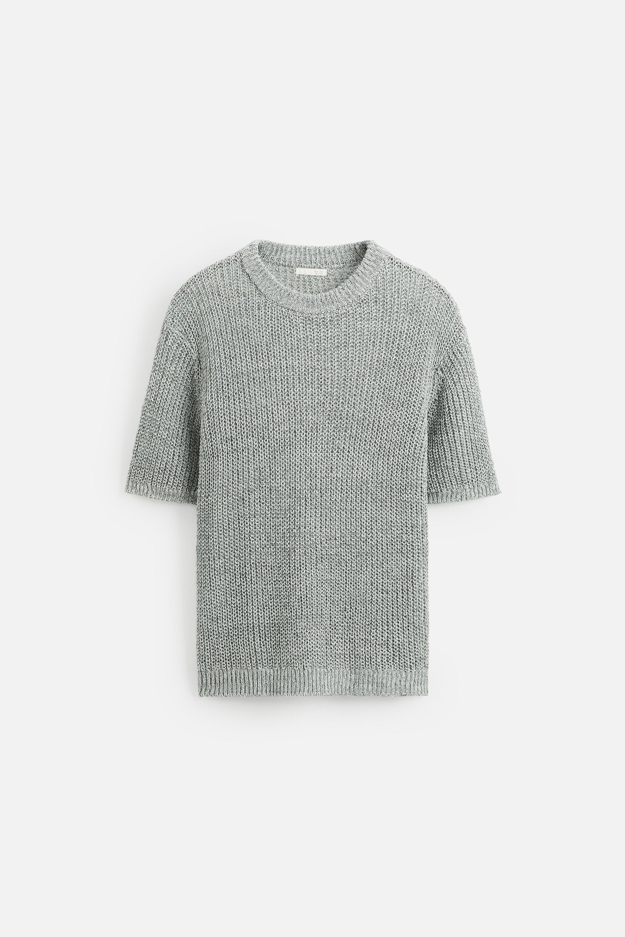OPEN KNIT T-SHIRT