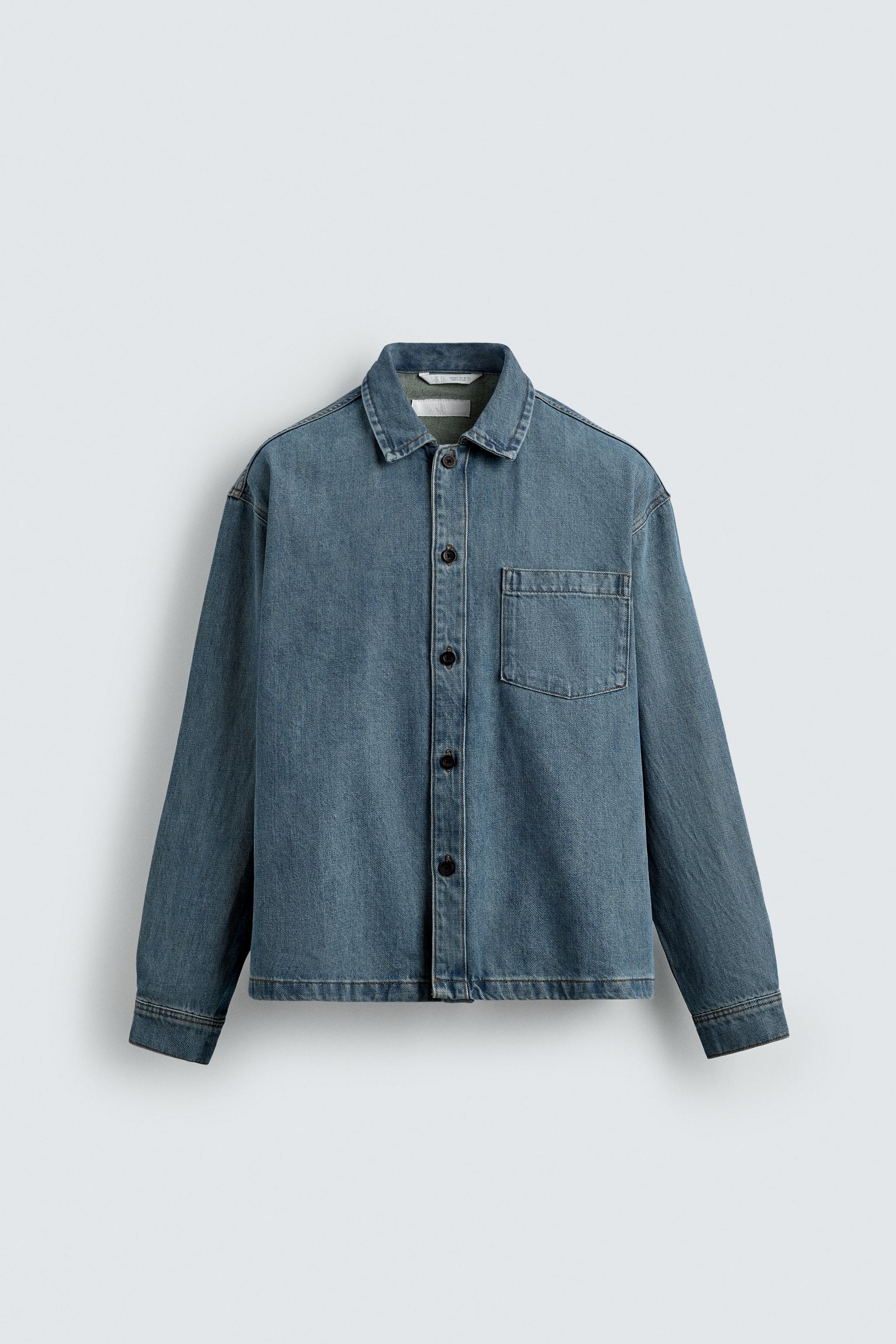 BOXY FIT DENIM SHIRT