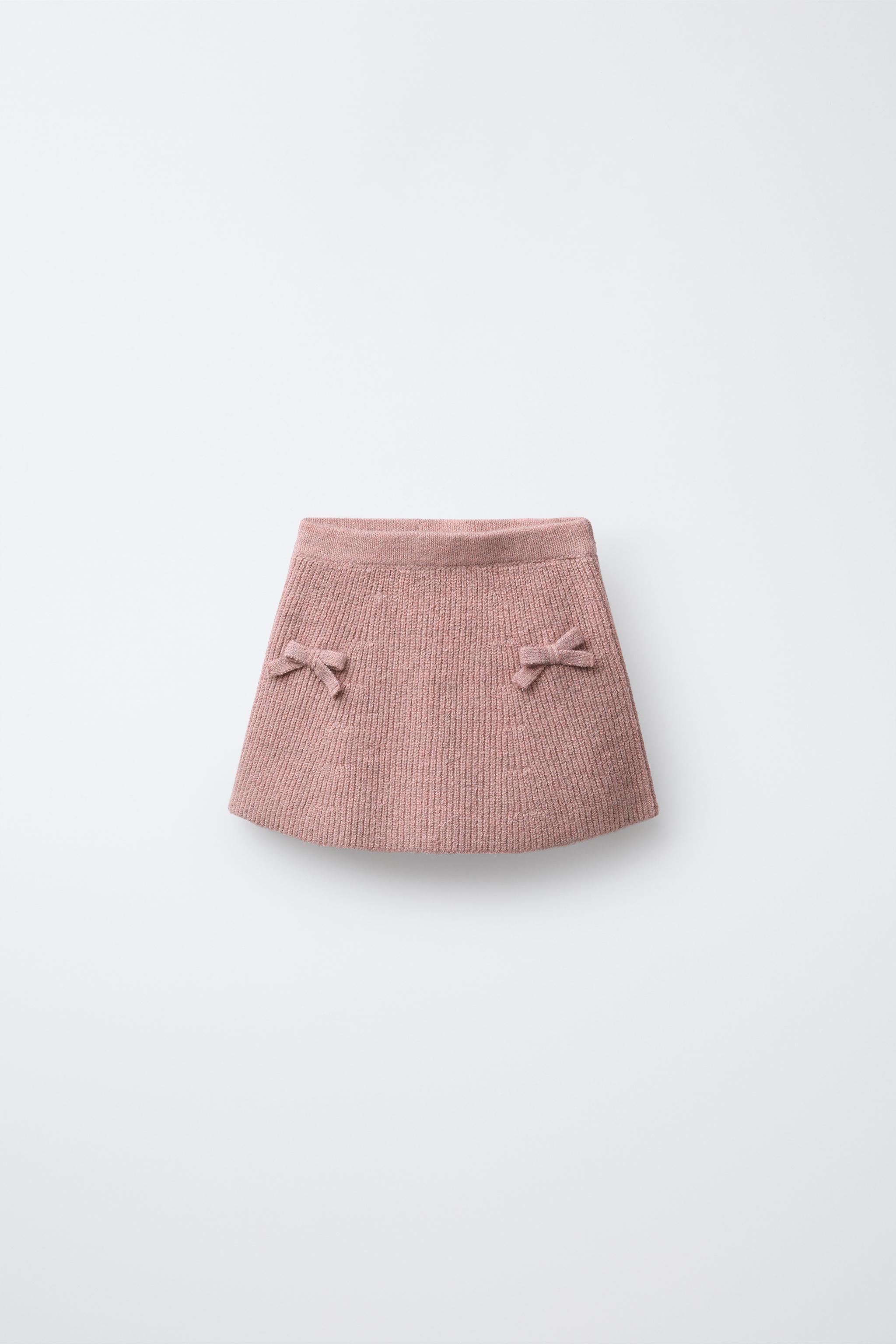 BOW KNIT SKIRT