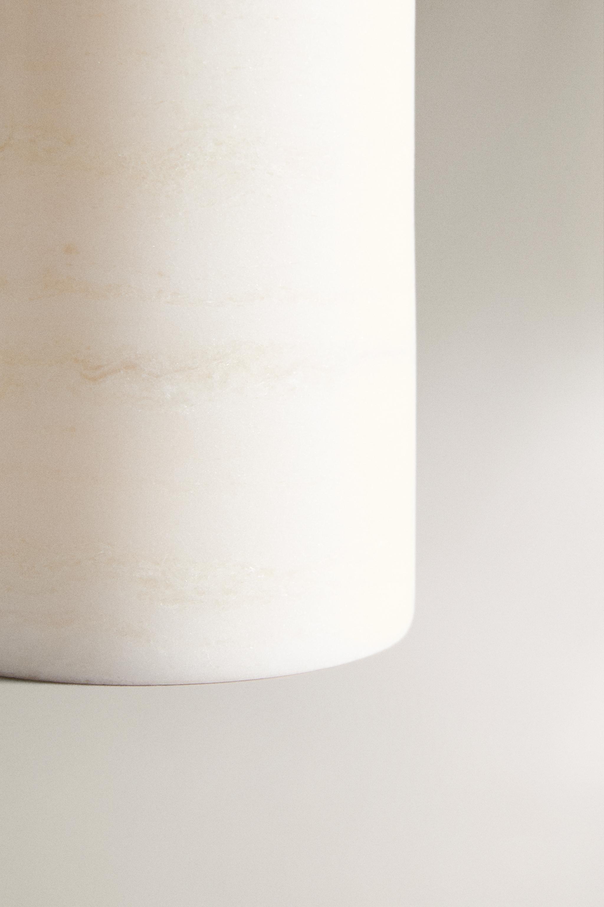 WHITE MARBLE SOAP DISPENSER