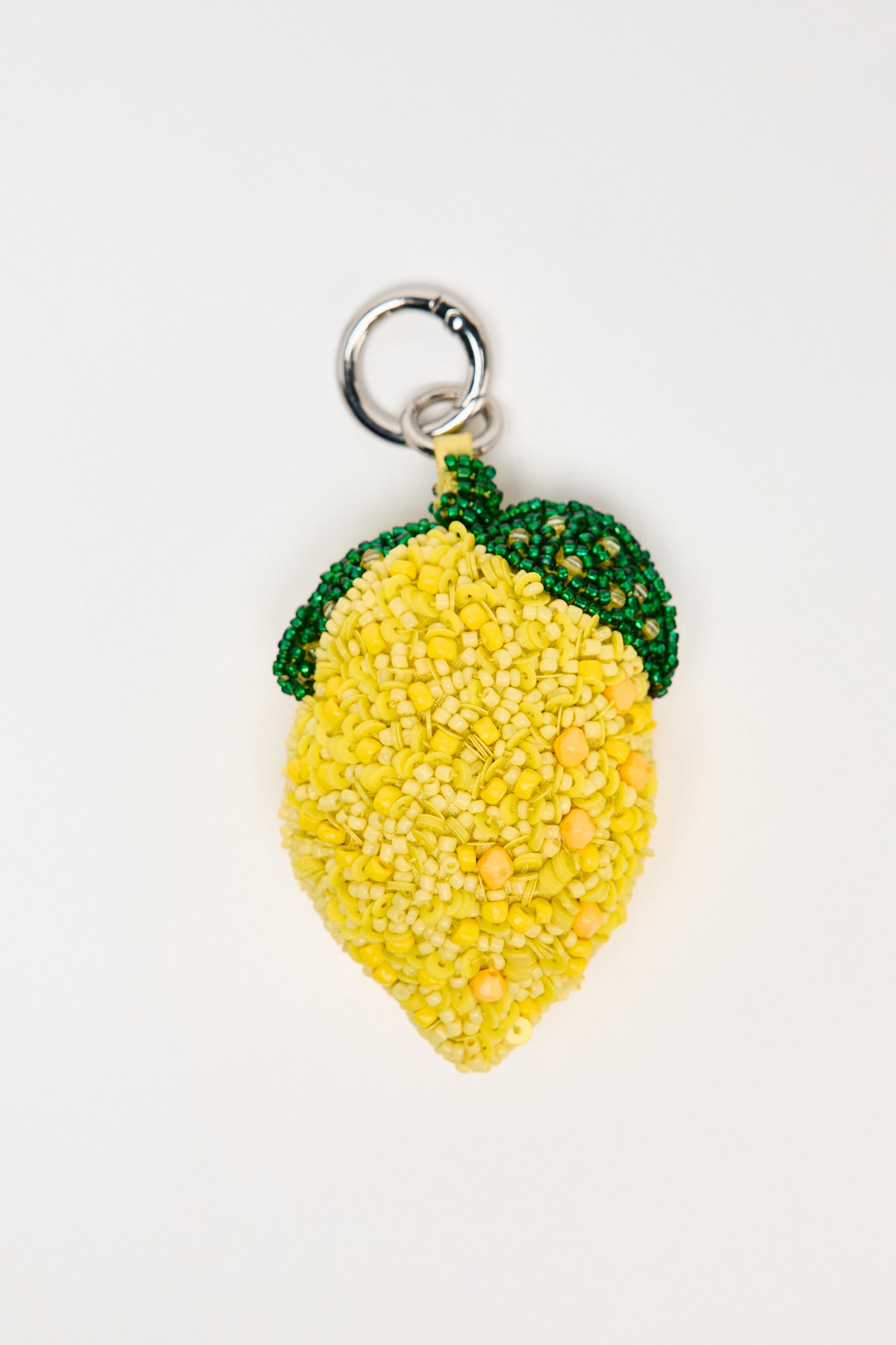BEADED FRUIT CHARM