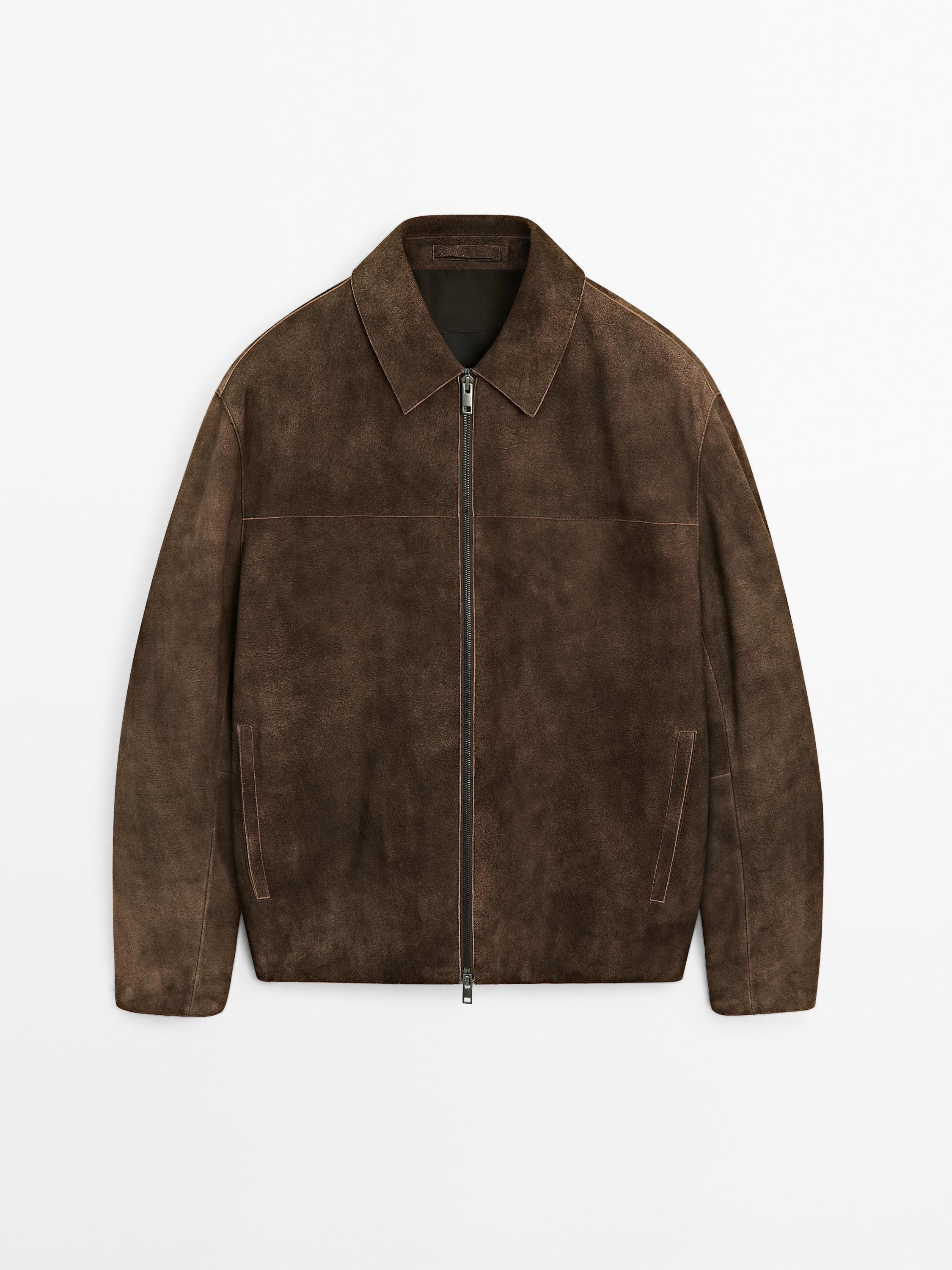 Suede goatskin jacket