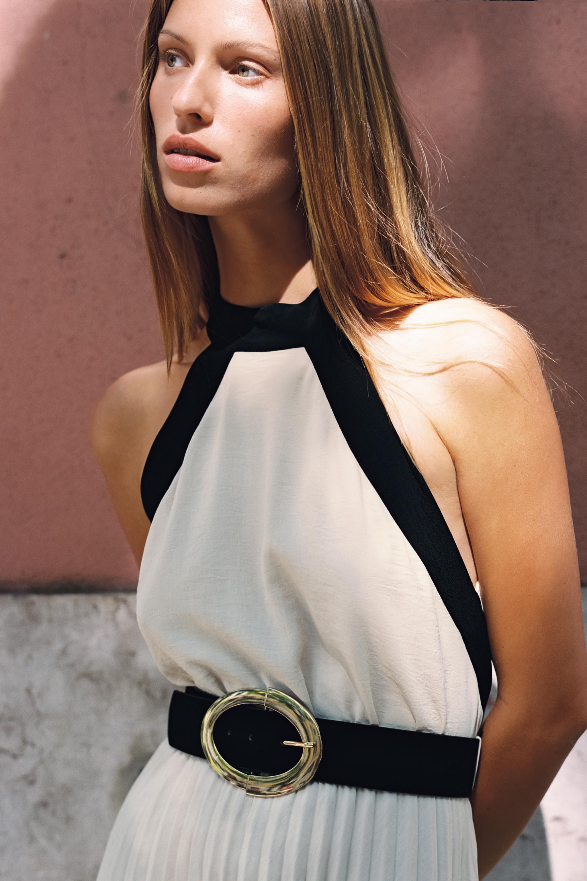 COMBINATION BELTED DRESS