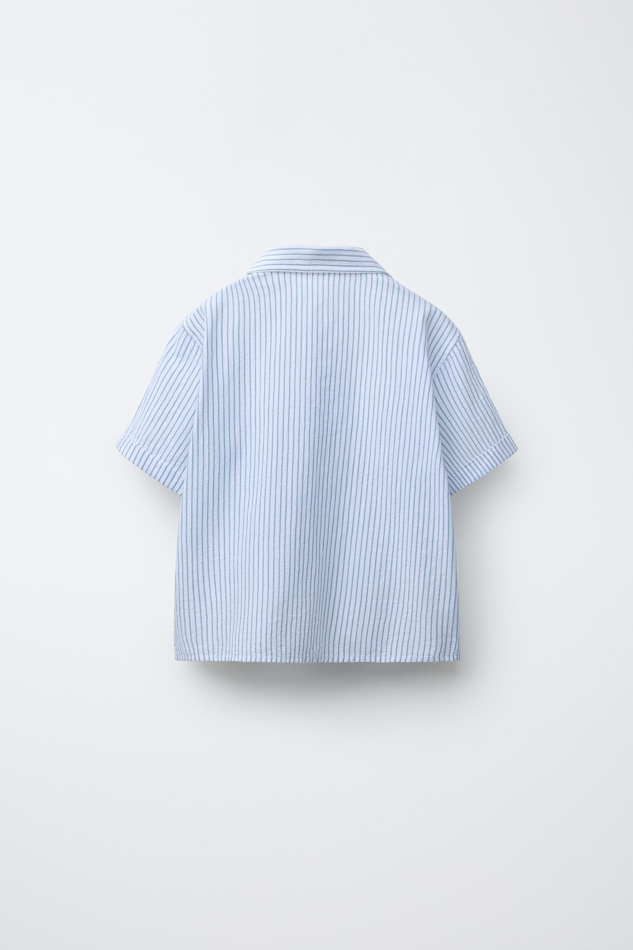 STRIPED TEXTURED SHIRT