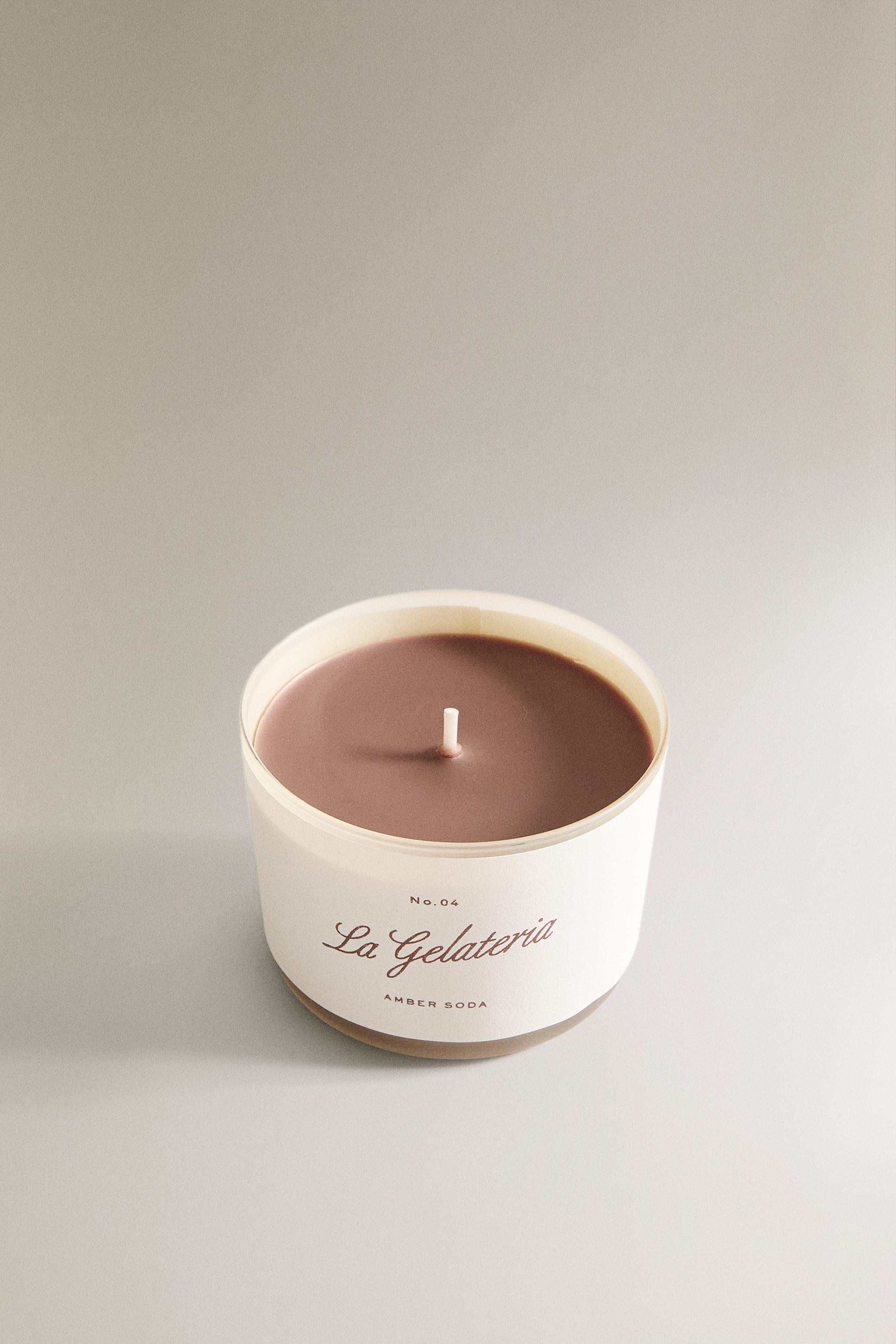 (150 G) AMBER SODA SCENTED CANDLE