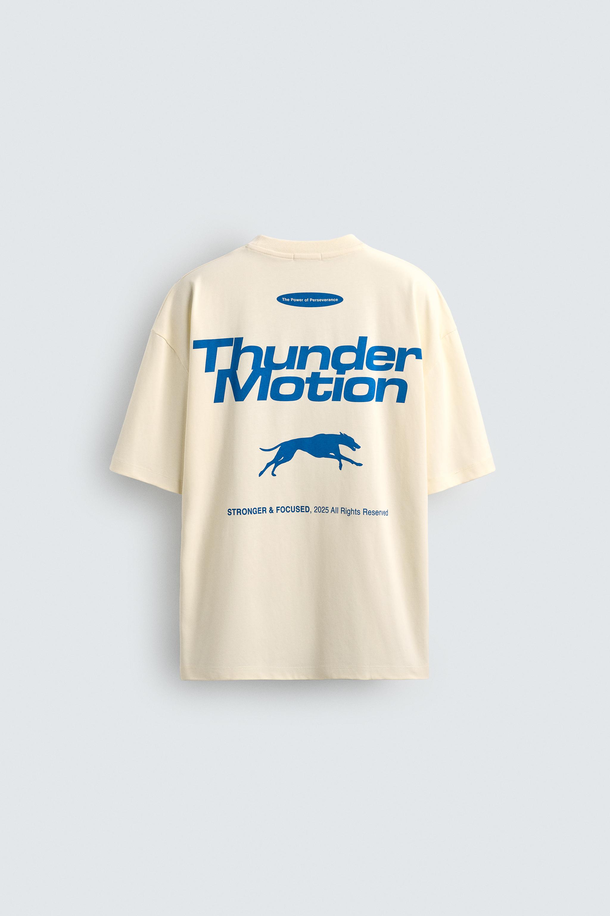 CONTRAST PRINT T-SHIRT