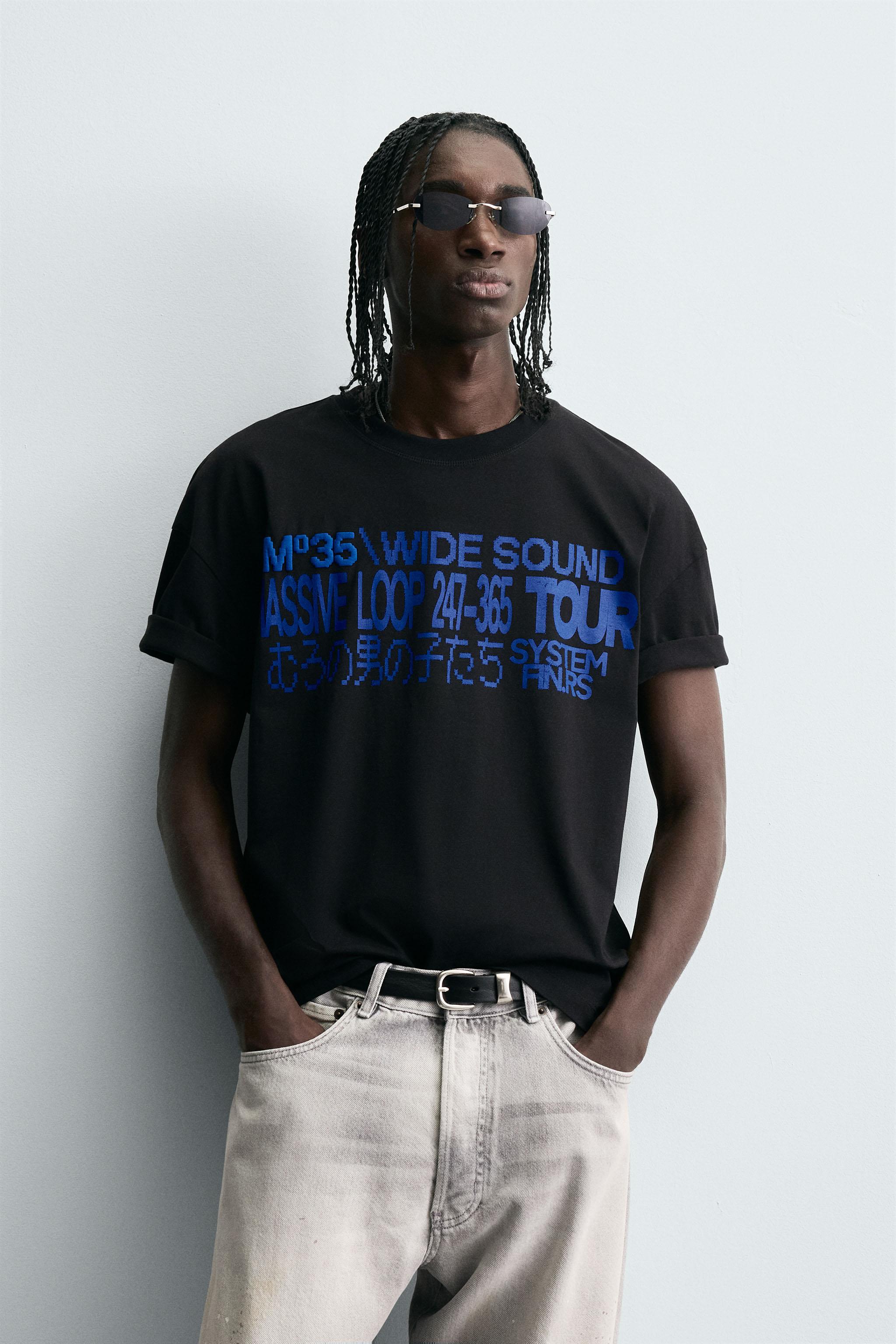 GRAPHIC TEXT T-SHIRT