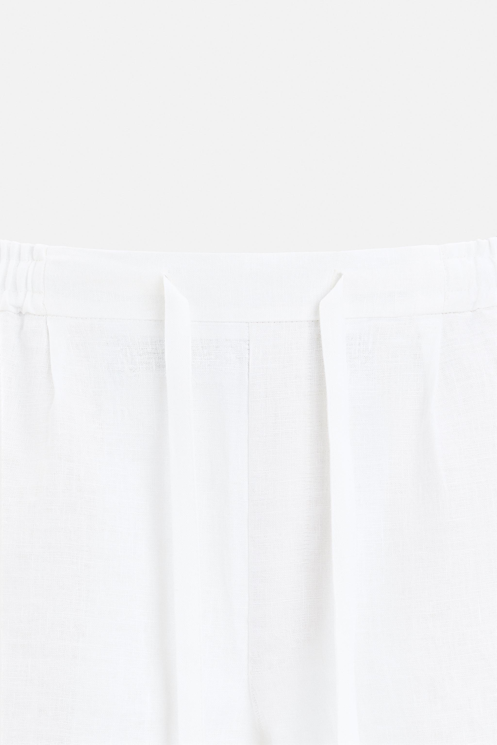 100% LINEN SHORTS