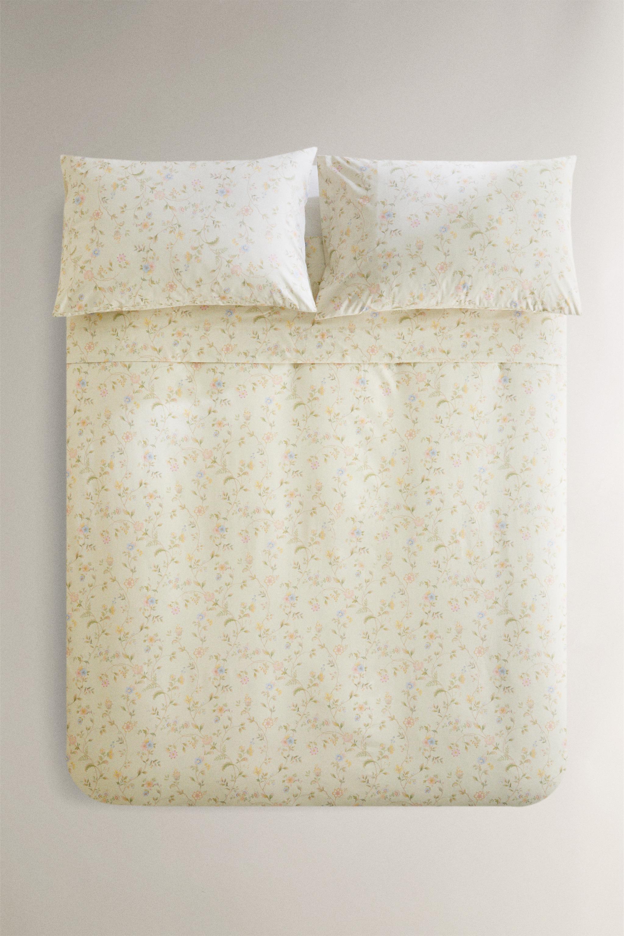 FLORAL PRINT DUVET COVER