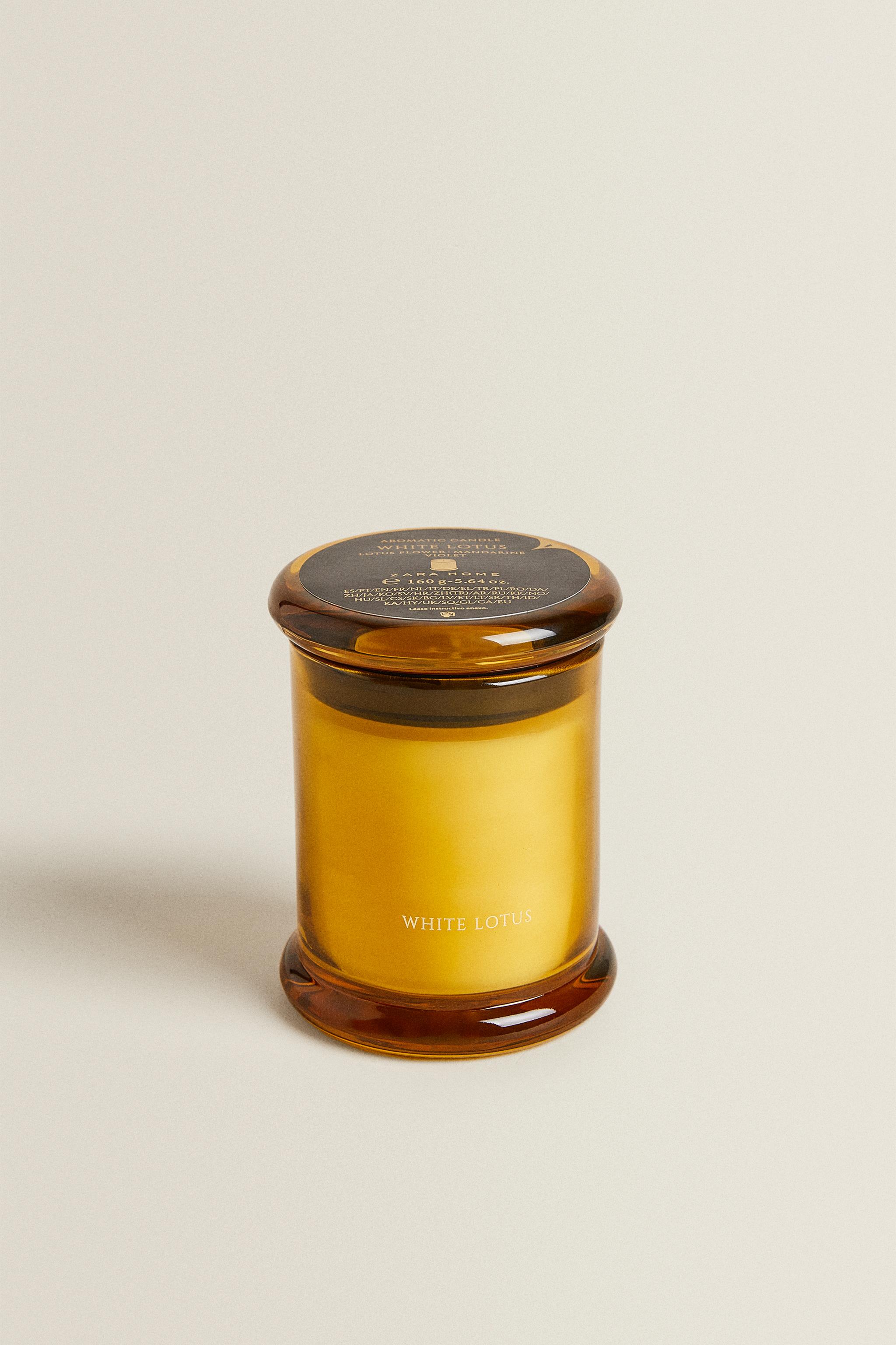 (150 G) WHITE LOTUS SCENTED CANDLE