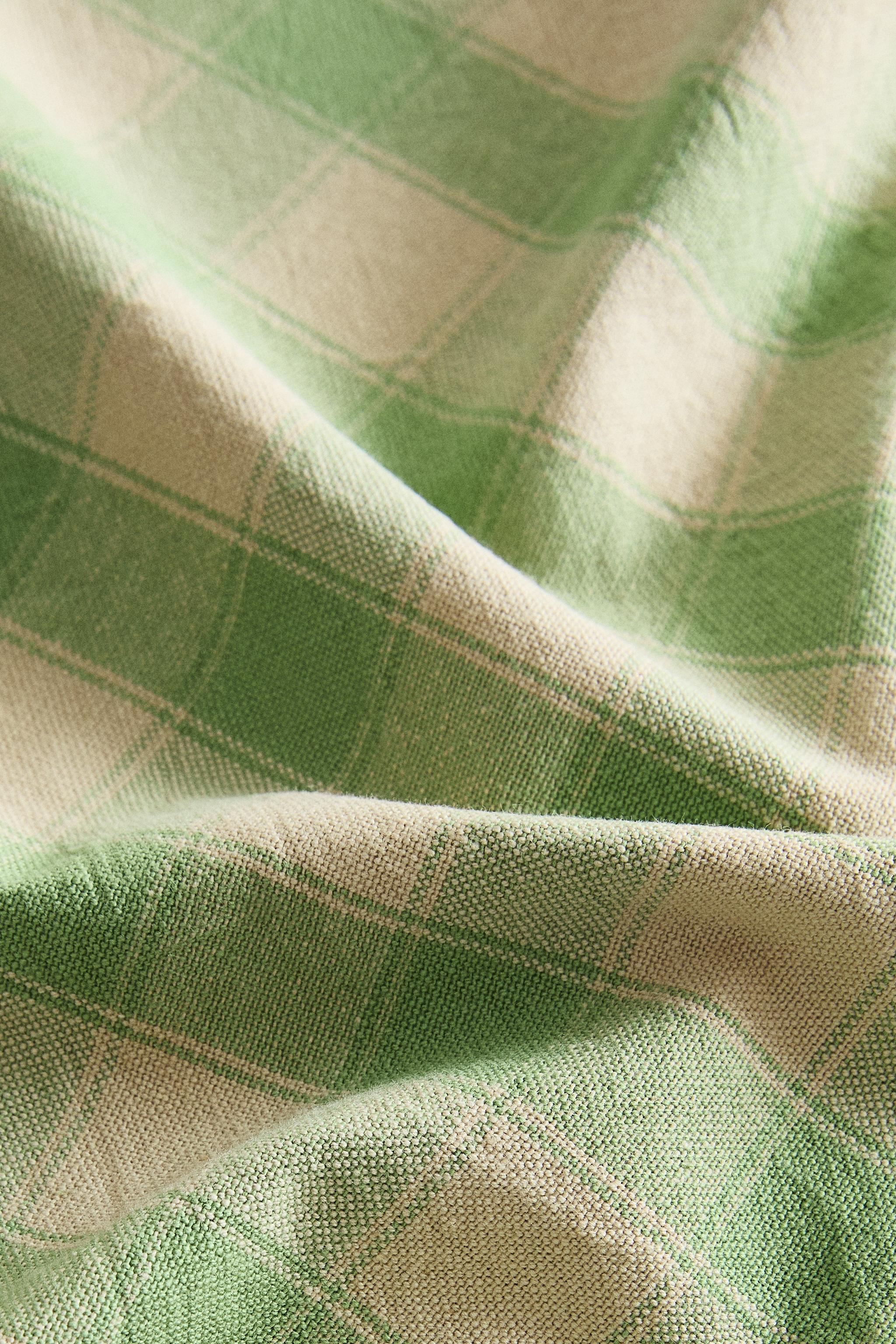 SET OF CHECKED COTTON NAPKINS (SET OF 2)