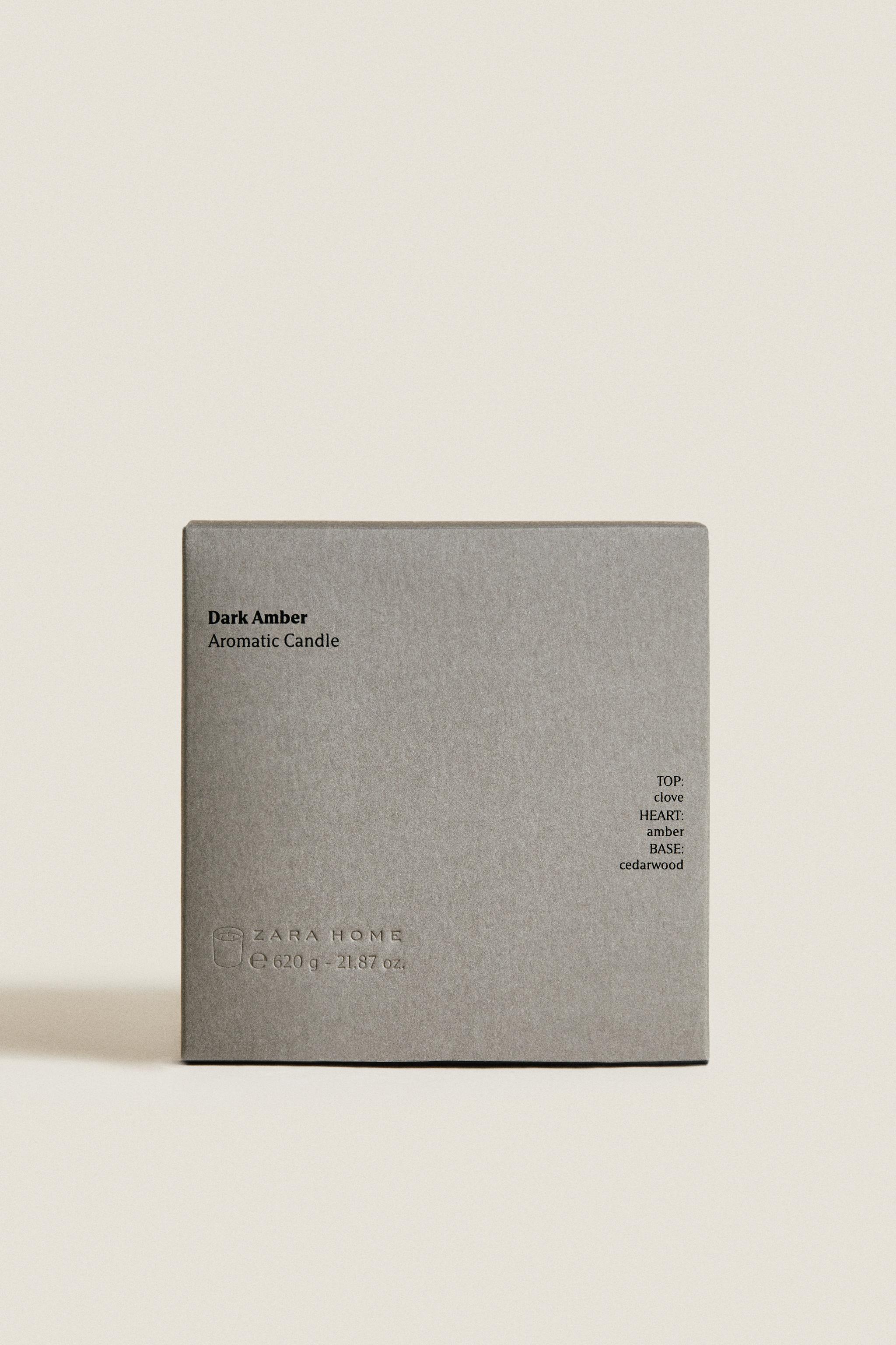 (620 G) DARK AMBER SCENTED CANDLE