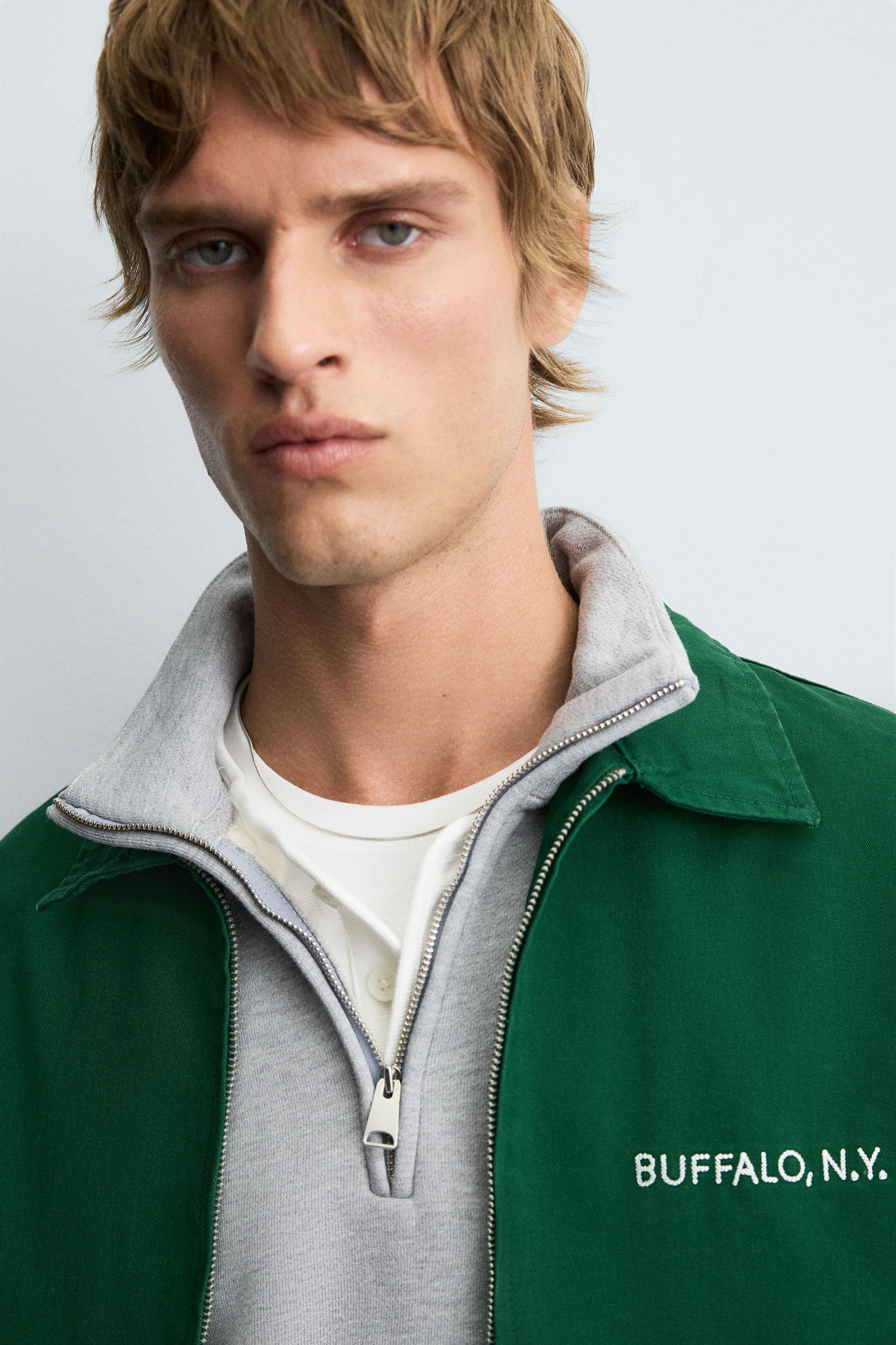 EMBROIDERED ZIP-UP JACKET