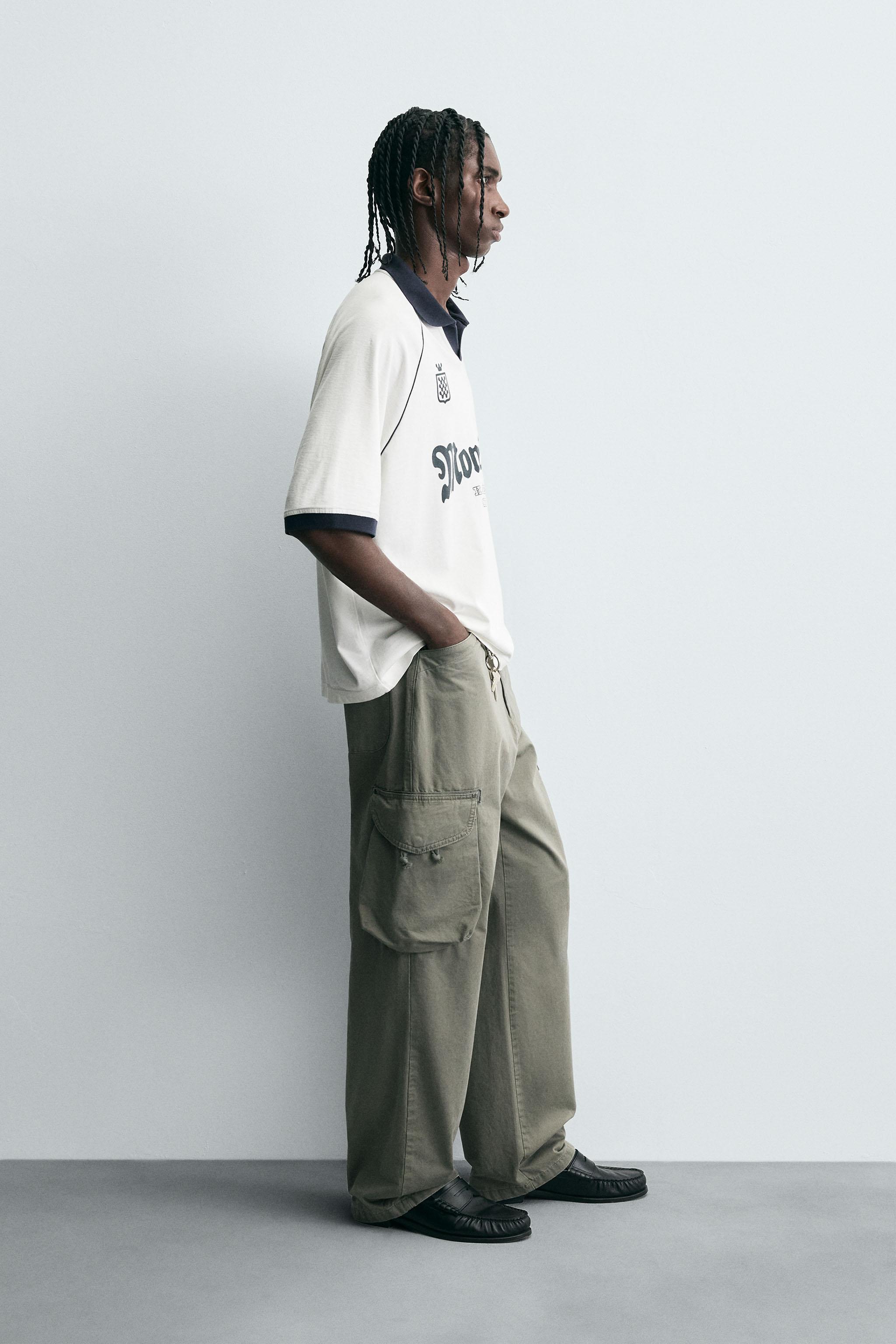 RETRO SOCCER PRINTED POLO SHIRT