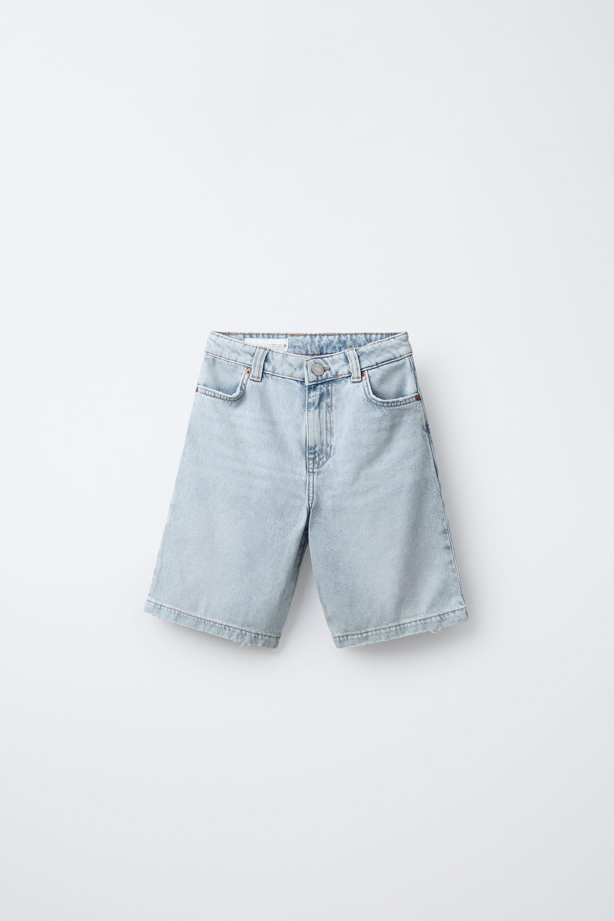 CARPENTER DENIM SHORTS