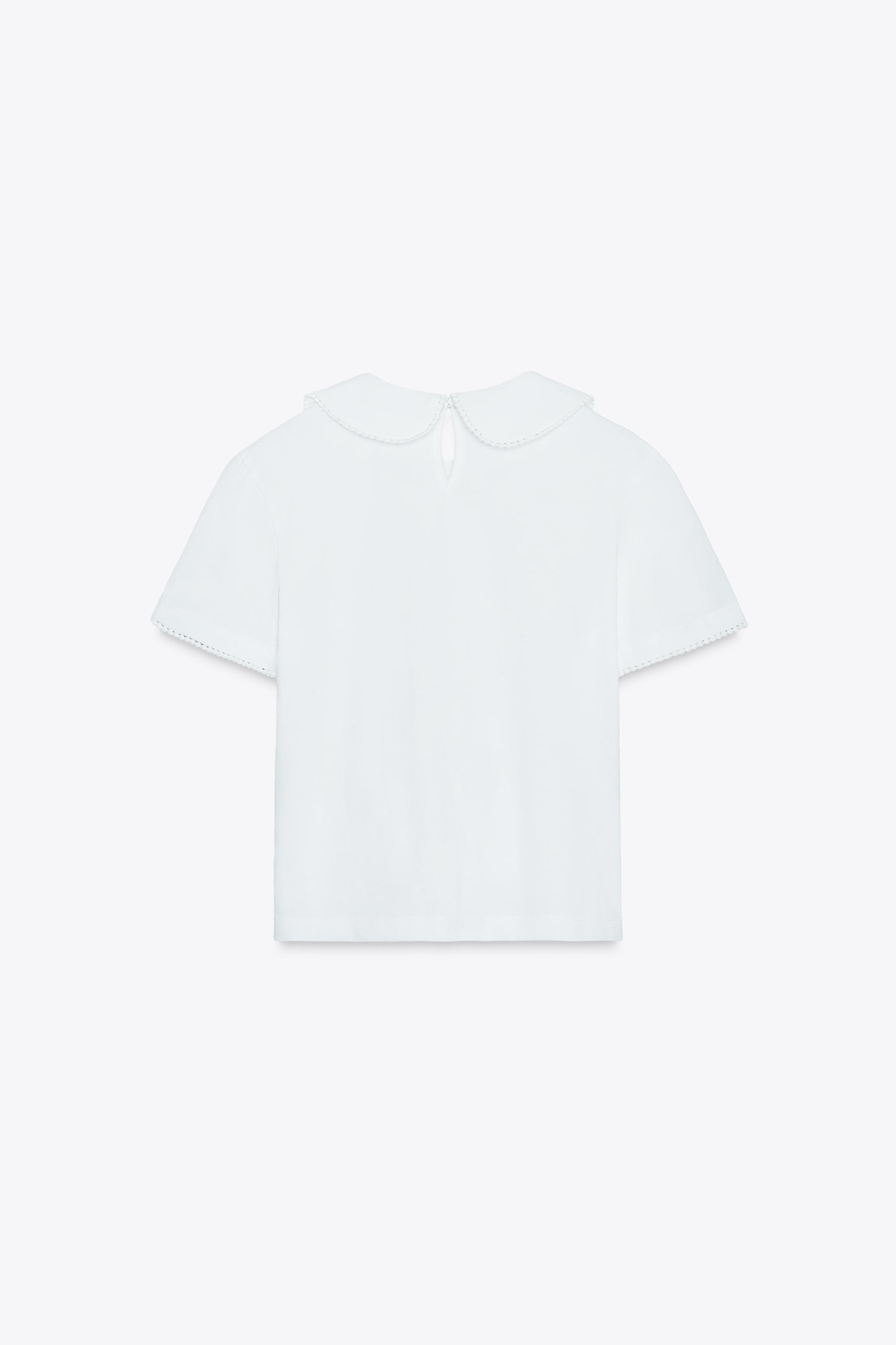 PETER PAN COLLAR T-SHIRT