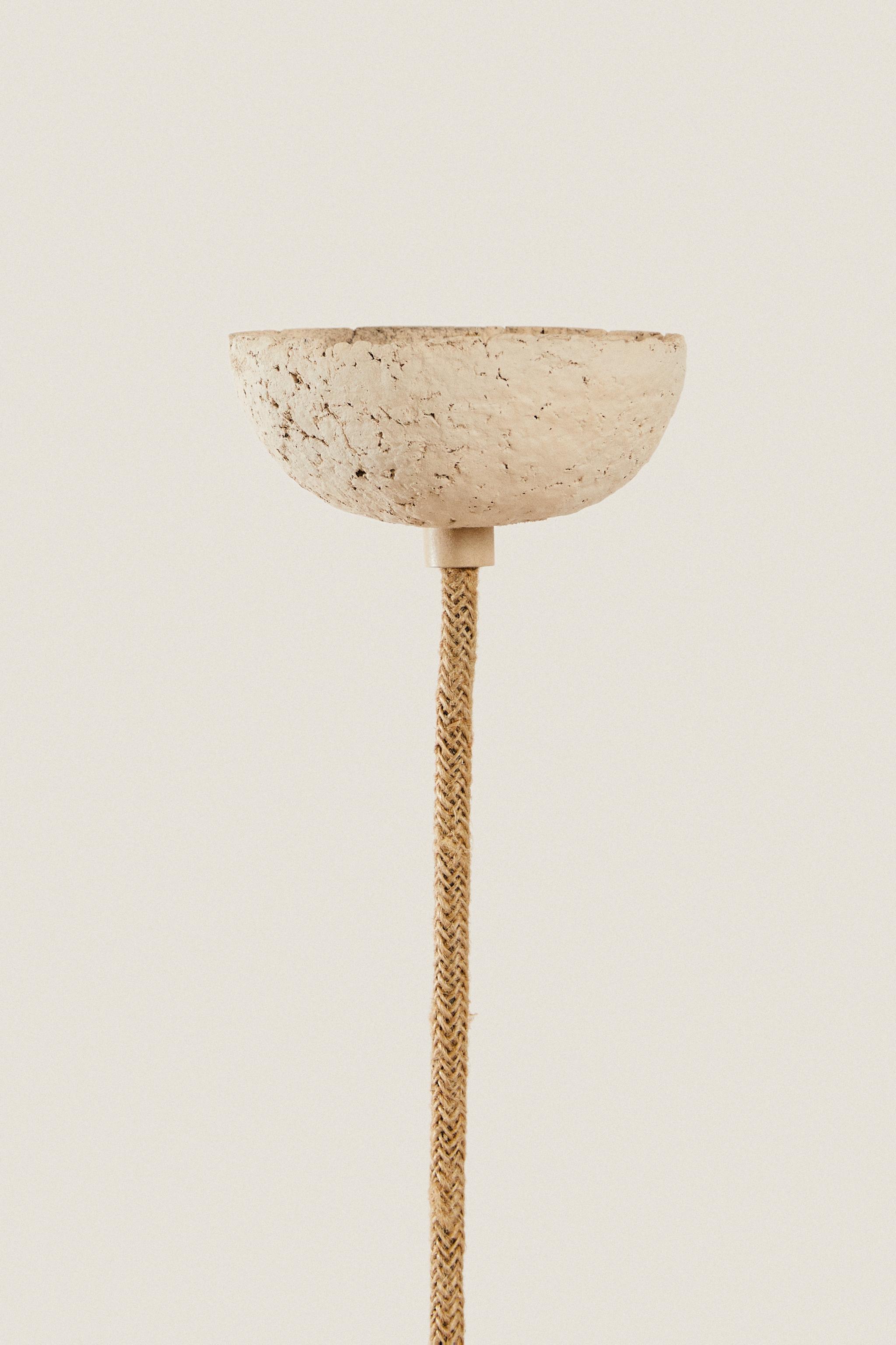 PAPIER-MÂCHÉ PENDANT LAMP