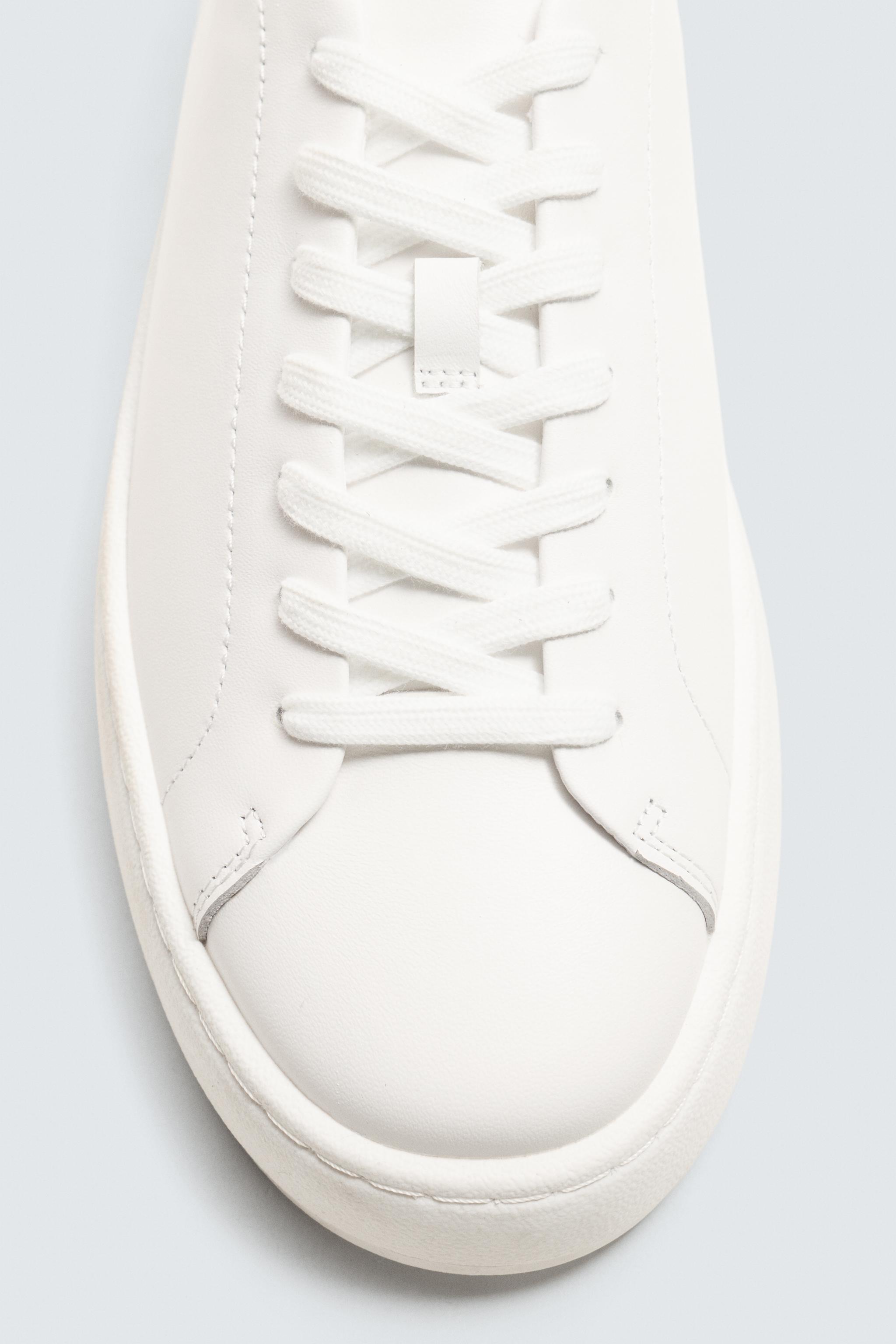 THICK SOLE LEATHER SNEAKERS