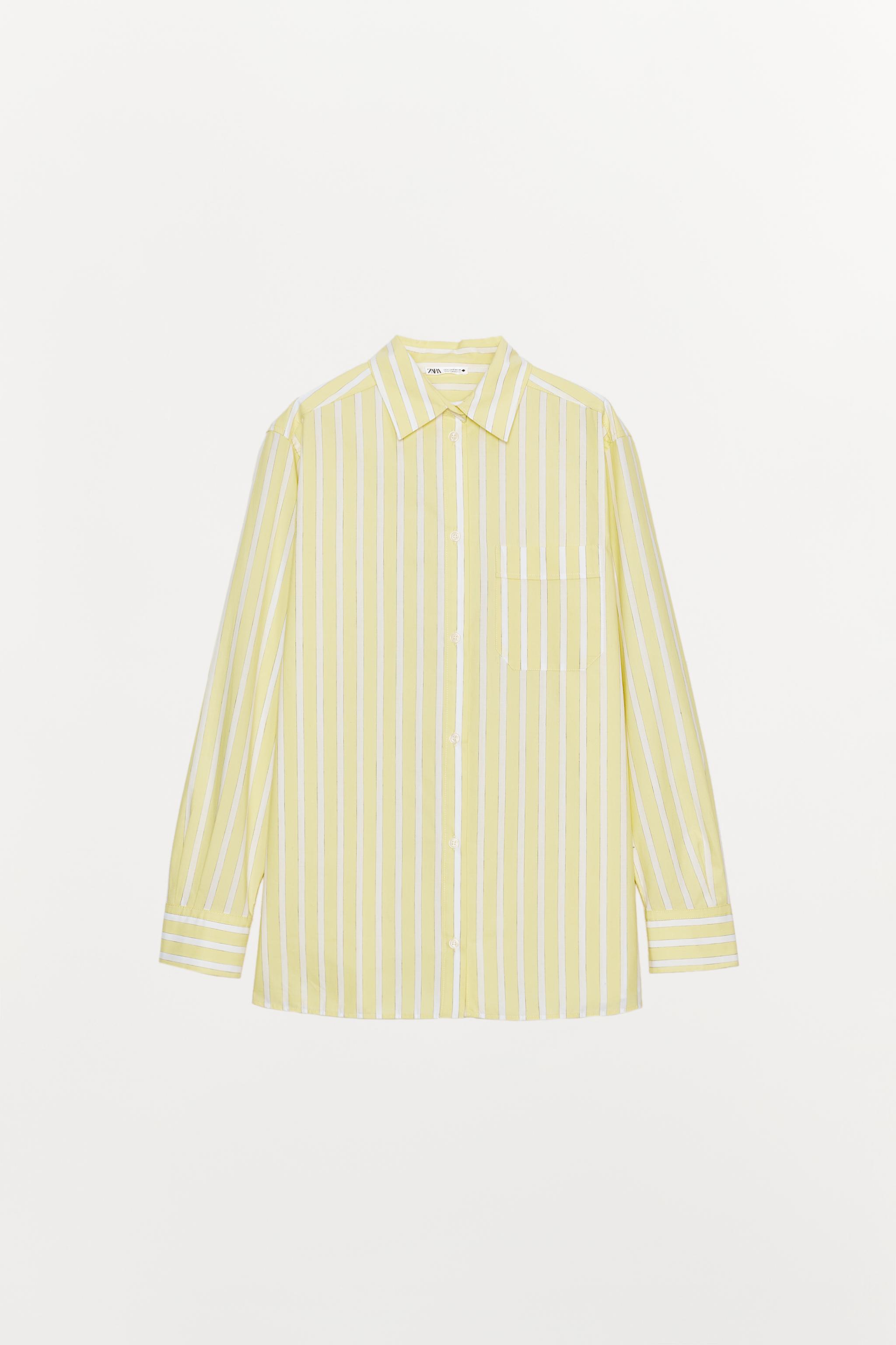 STRIPED PAJAMA SHIRT