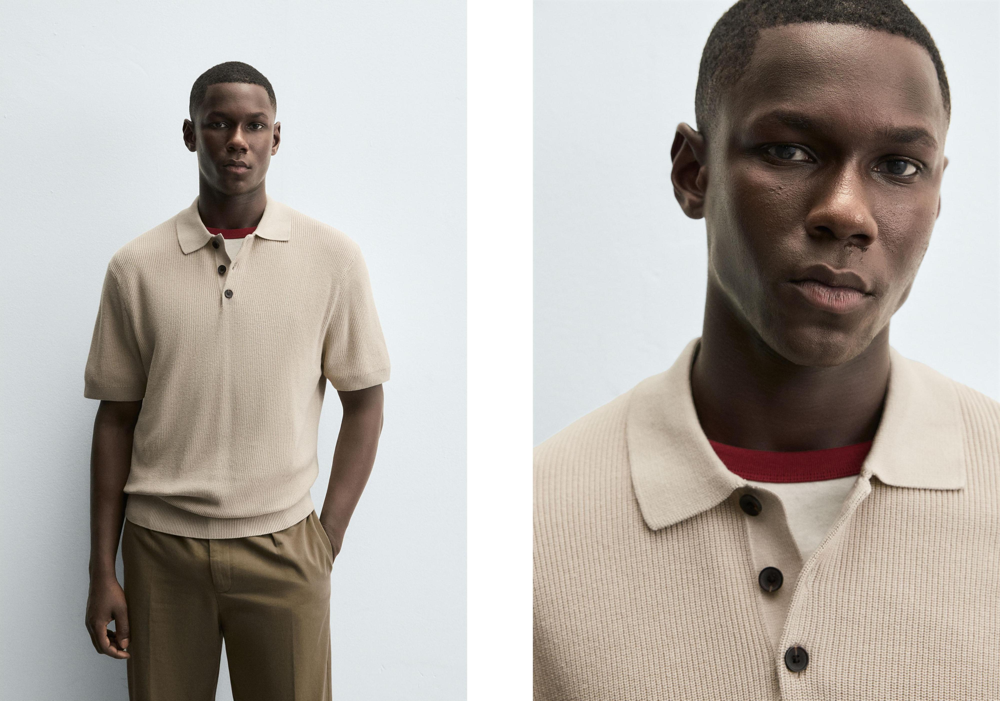 PEARL KNIT POLO SHIRT