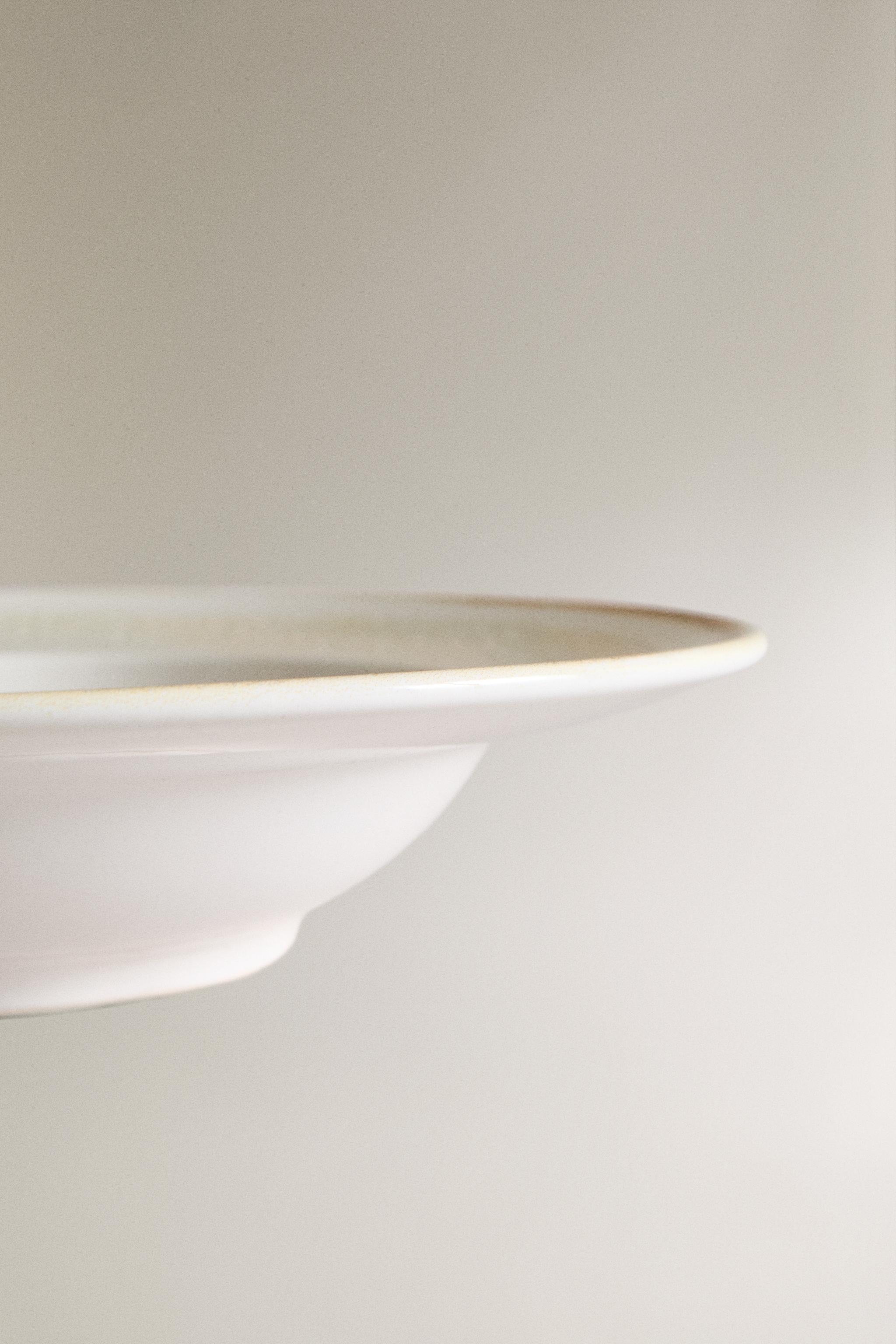 STONEWARE PASTA PLATE