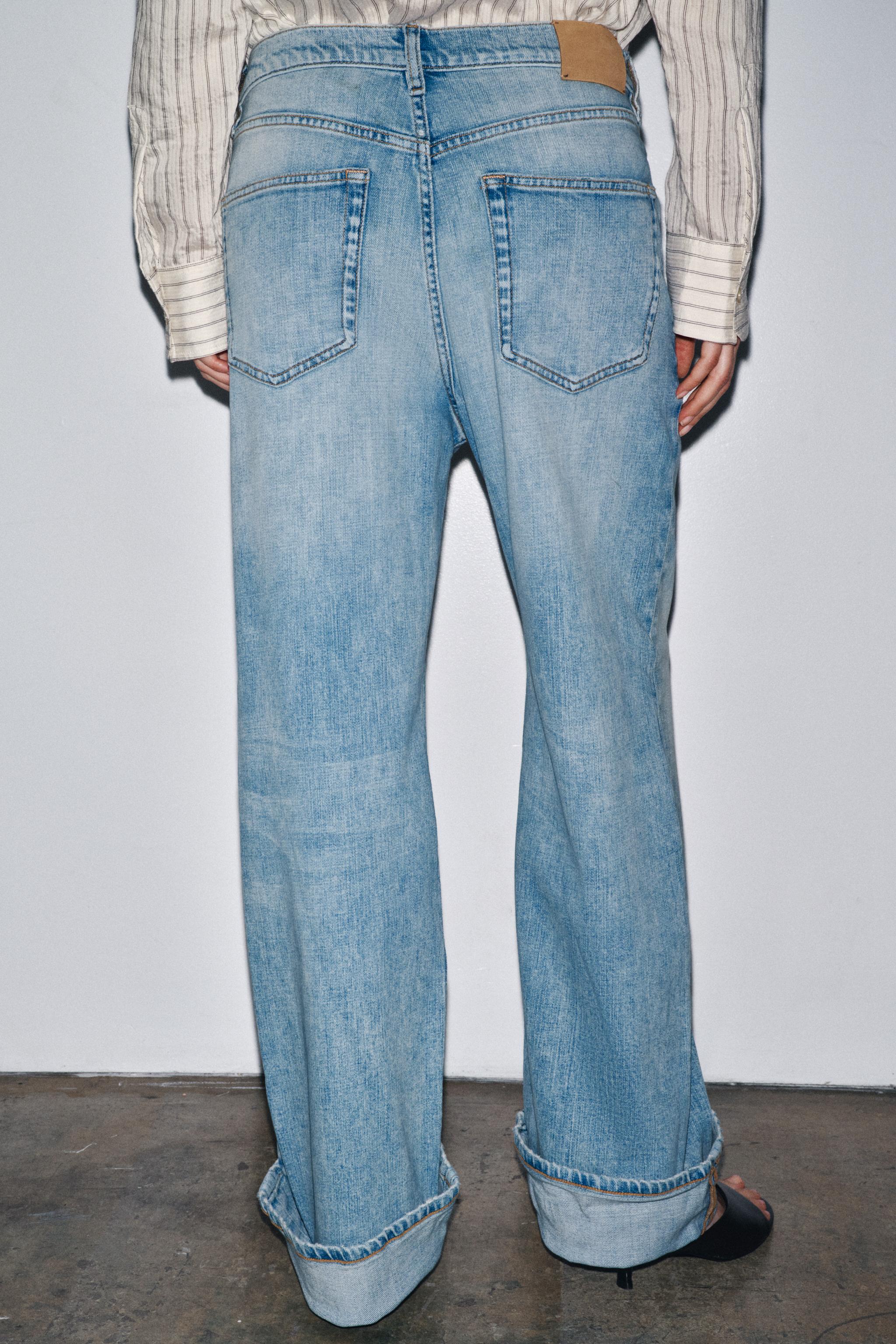 ZW COLLECTION LOW-RISE BAGGY JEANS