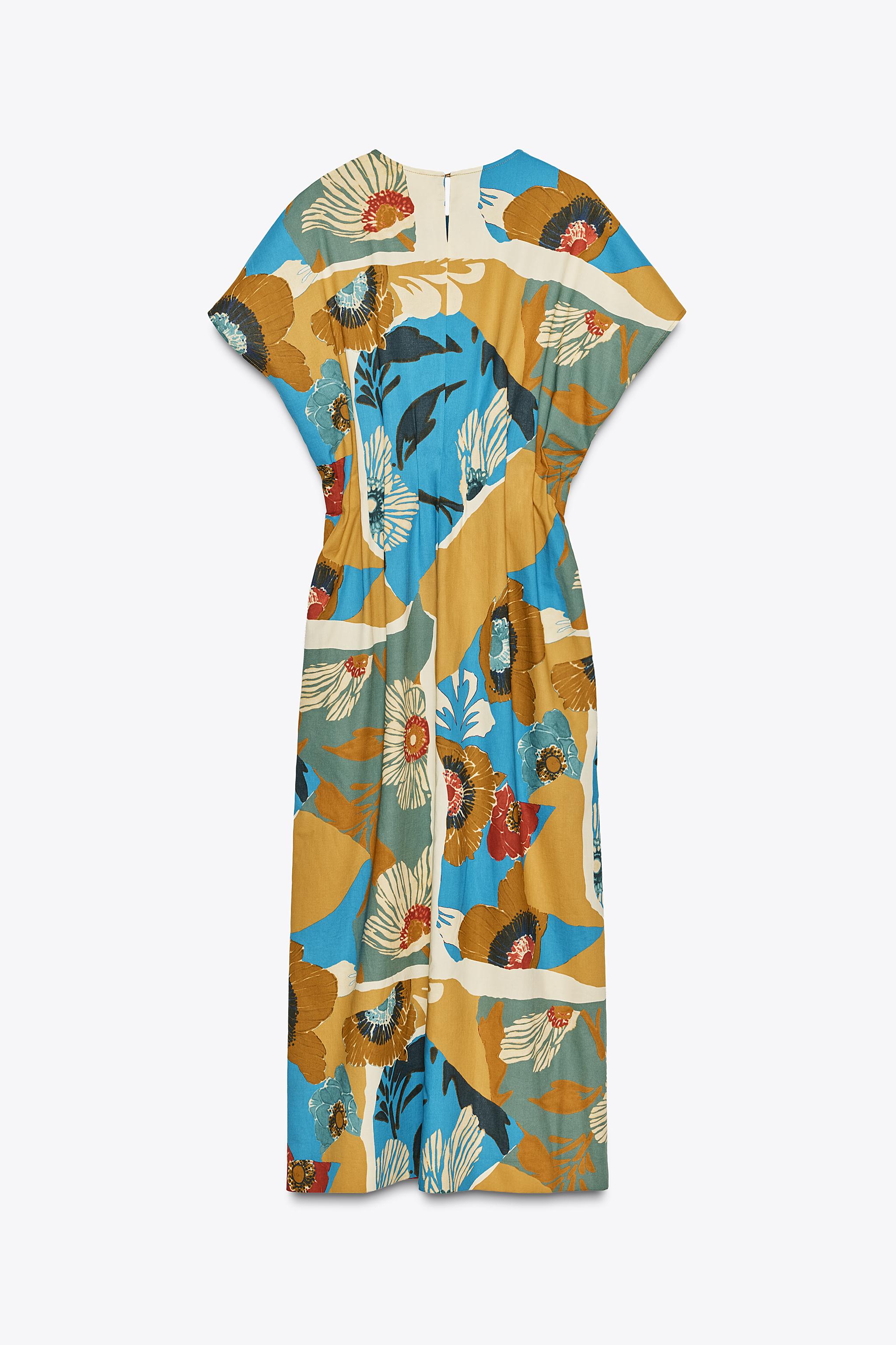 ZW COLLECTION PRINTED MIDI DRESS