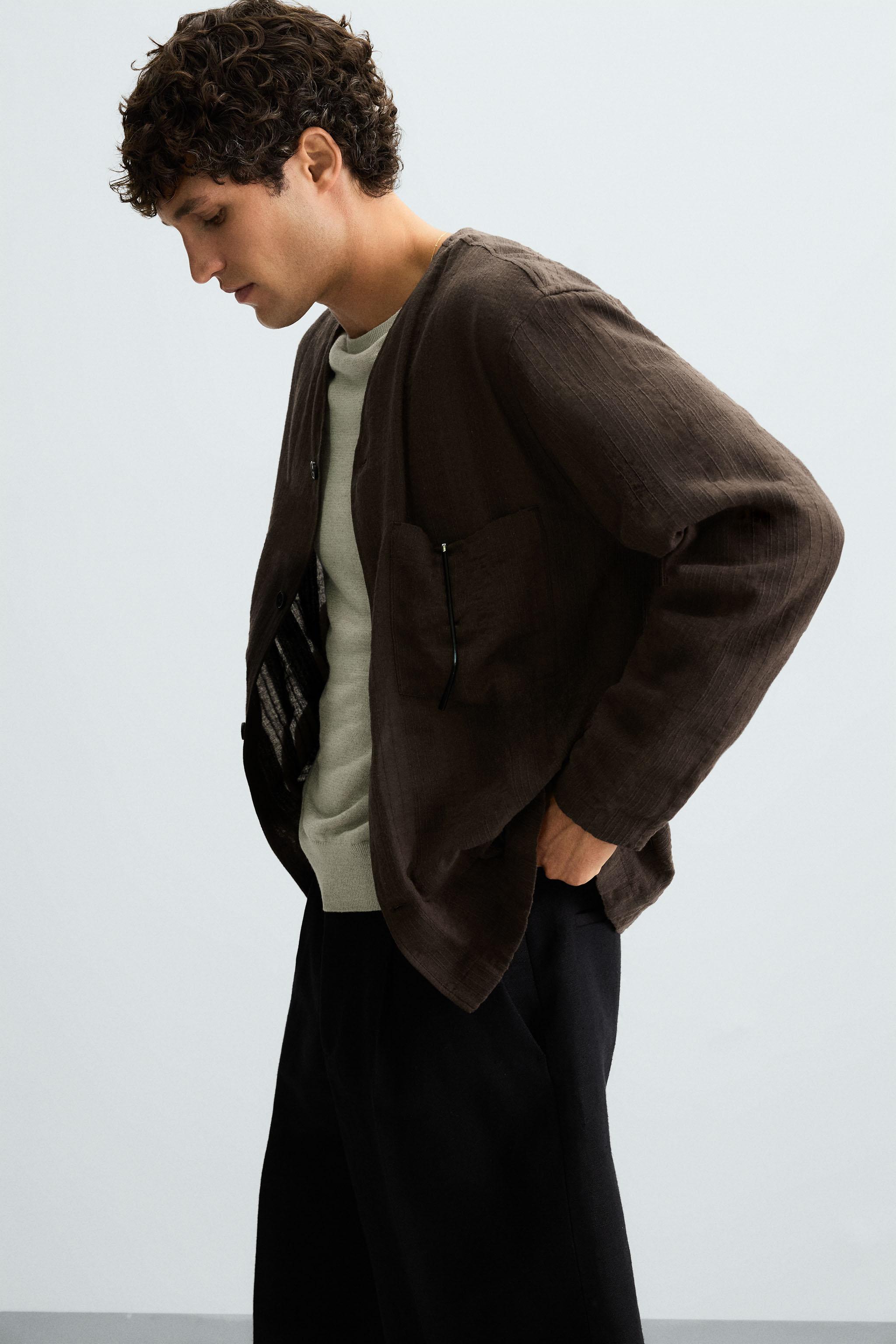 STRIPED JACQUARD SHIRT