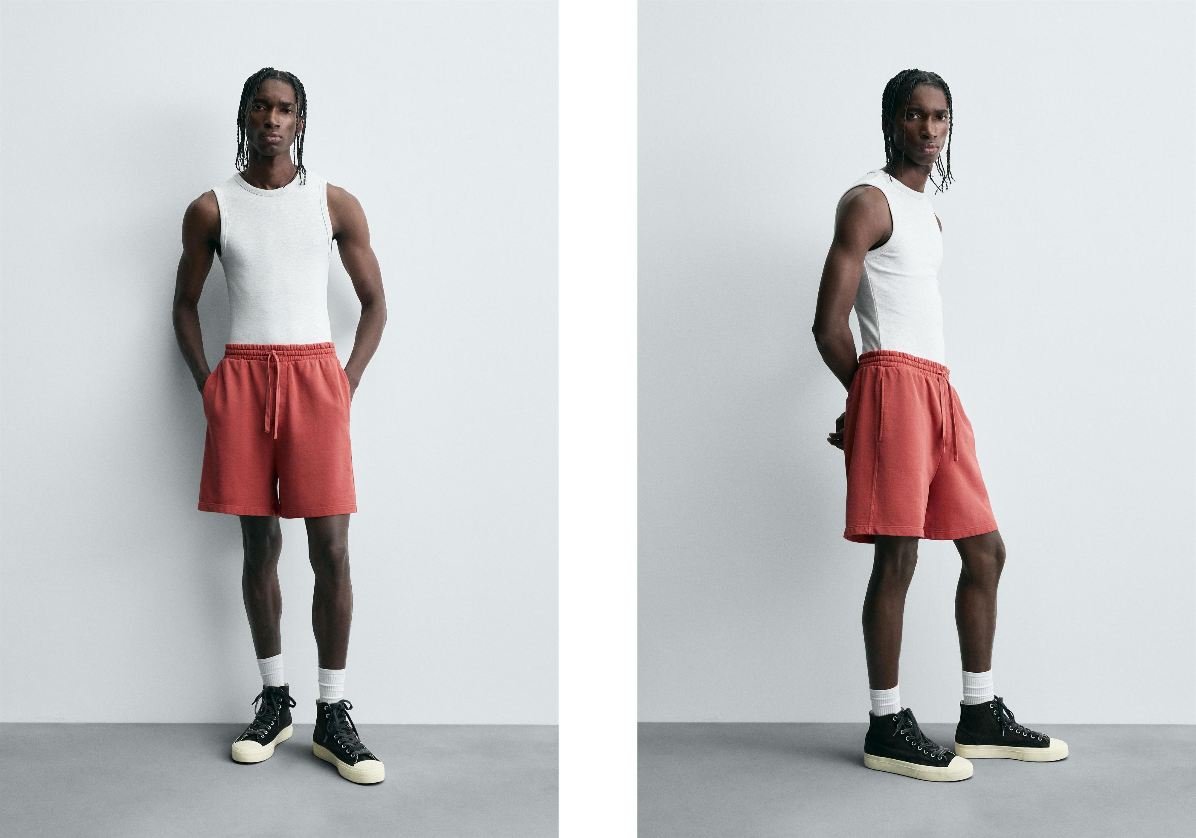 WASHED JOGGER SHORTS