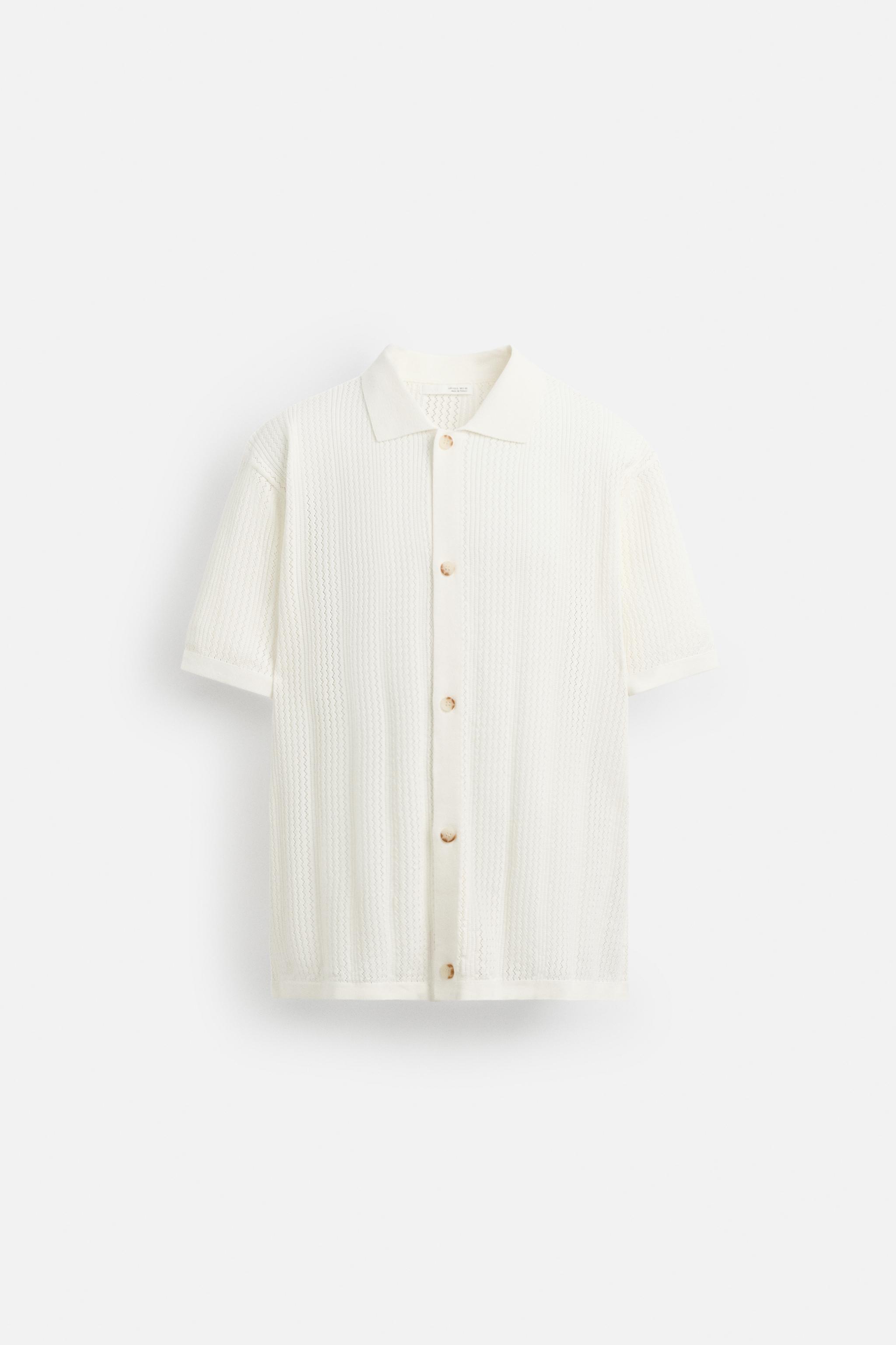 OPEN KNIT SHIRT