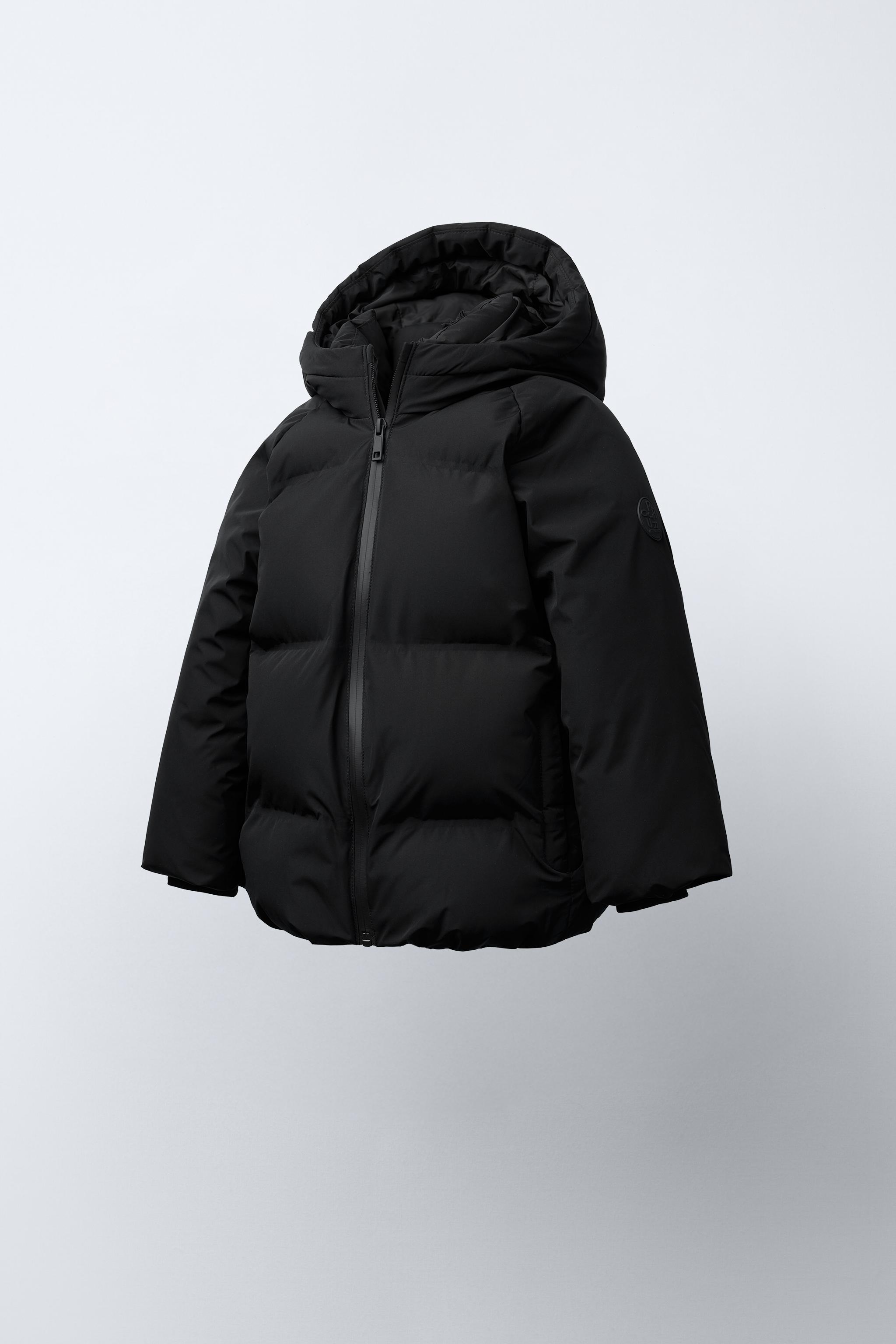 WATER REPELLENT HOODED PUFFER JACKET