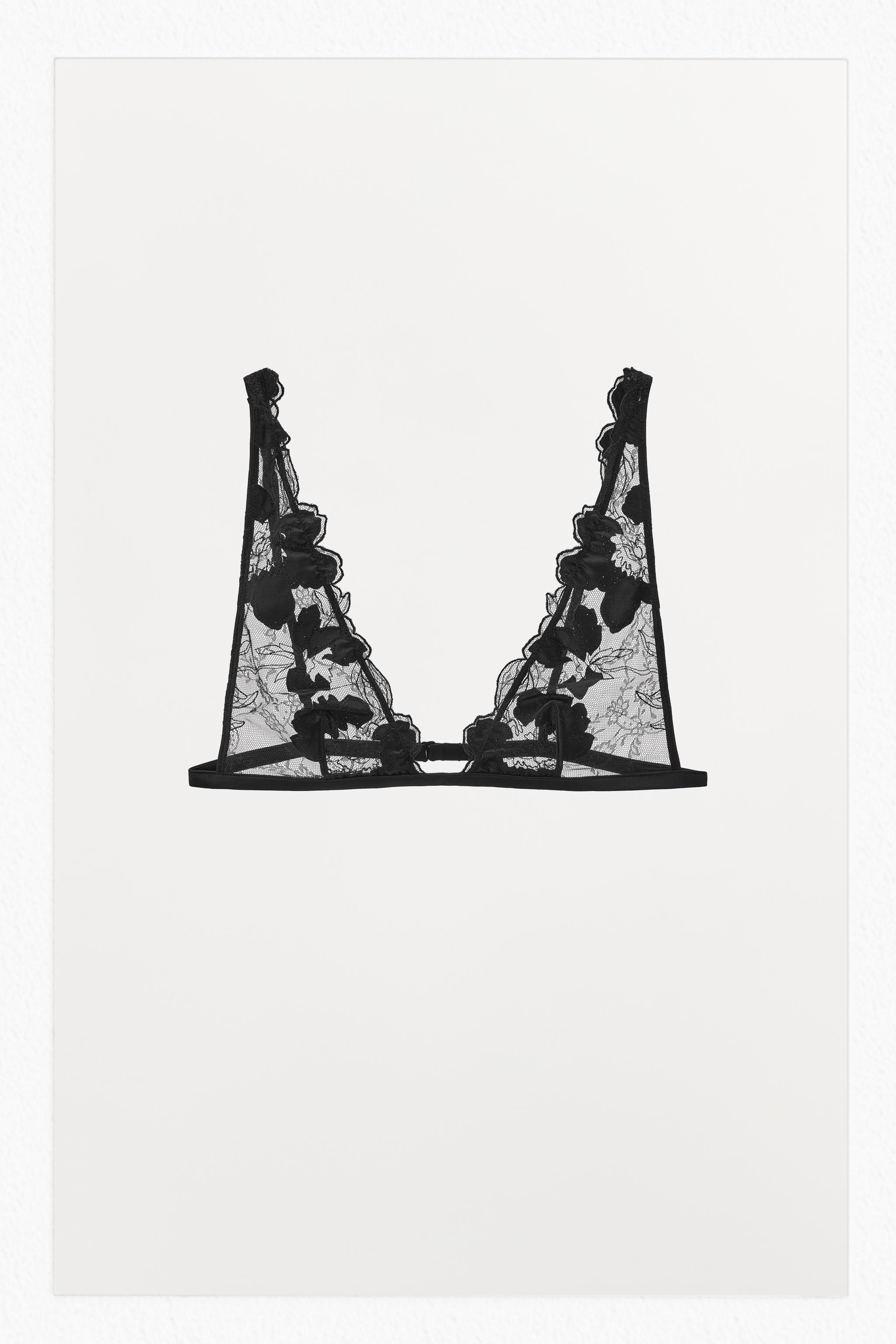 FLORAL LACE TRIANGLE BRALETTE