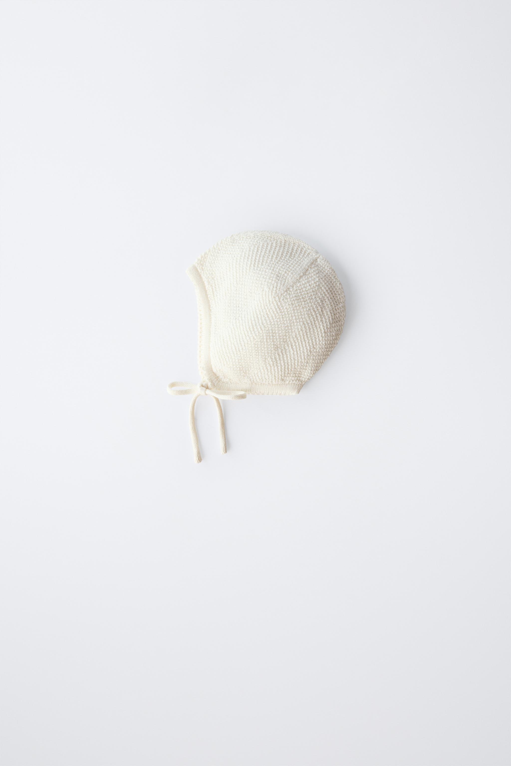 COTTON SILK KNIT BONNET