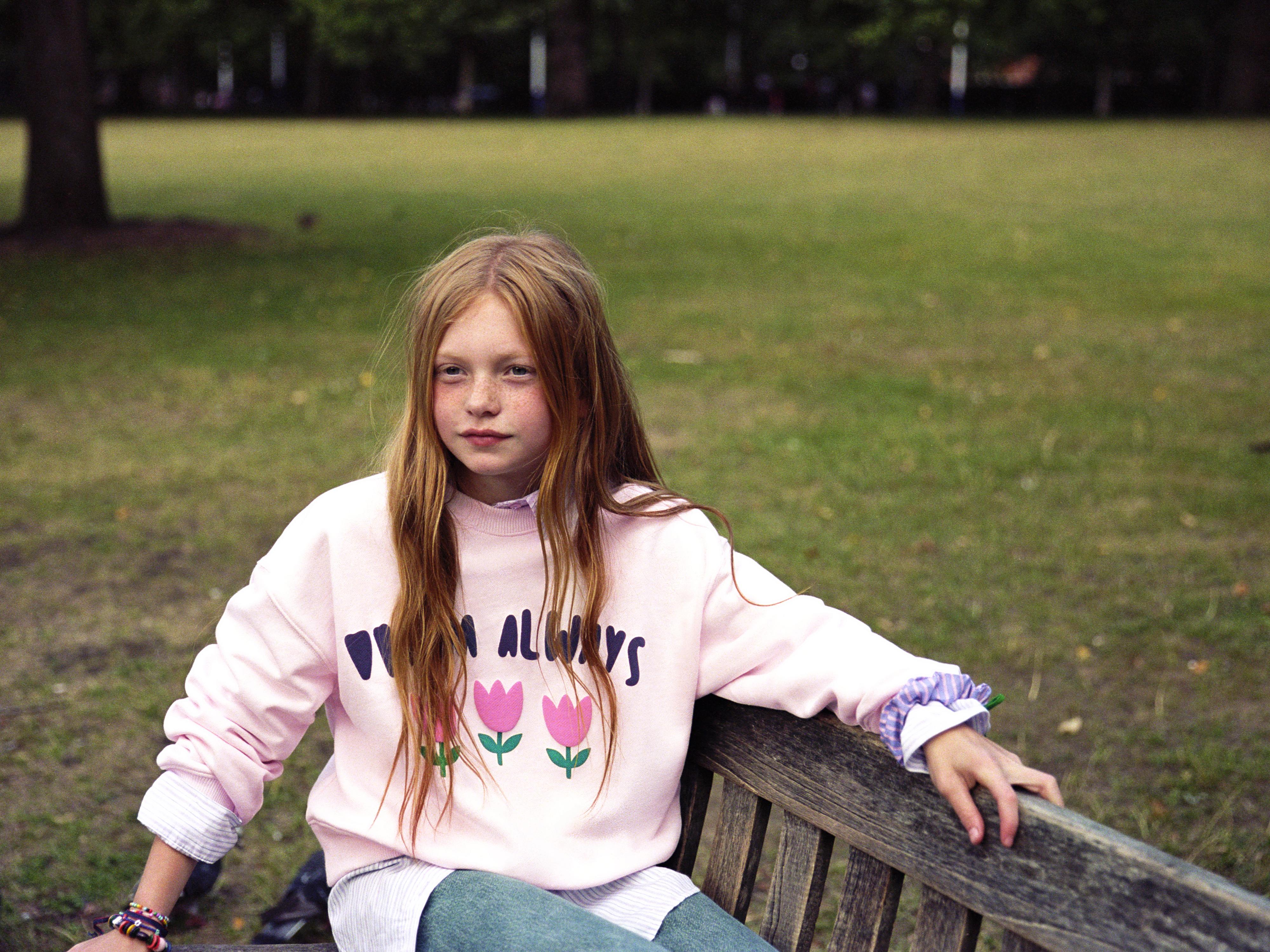 TULIP PRINT SWEATSHIRT