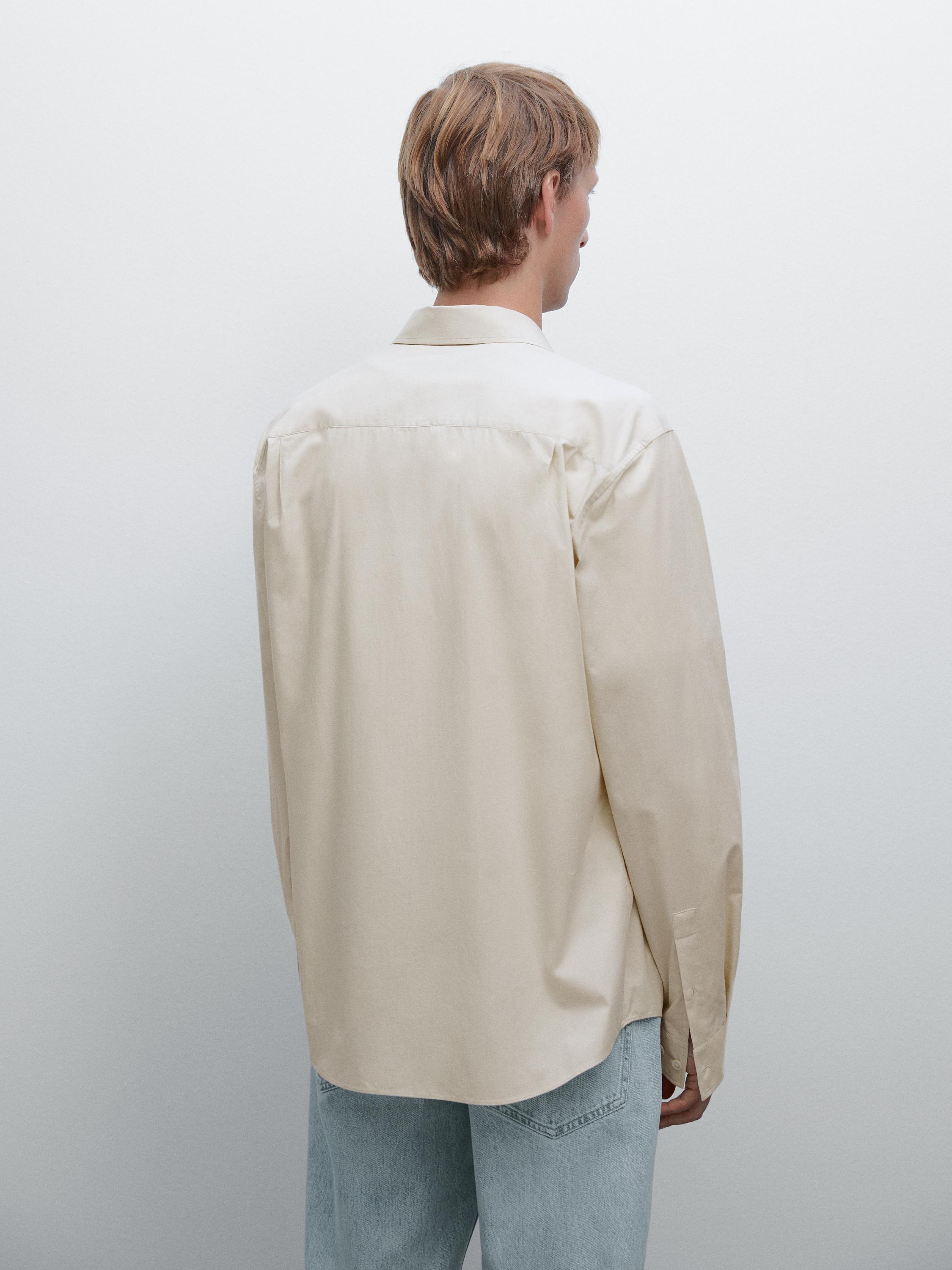 Regular-fit 100% cotton shirt