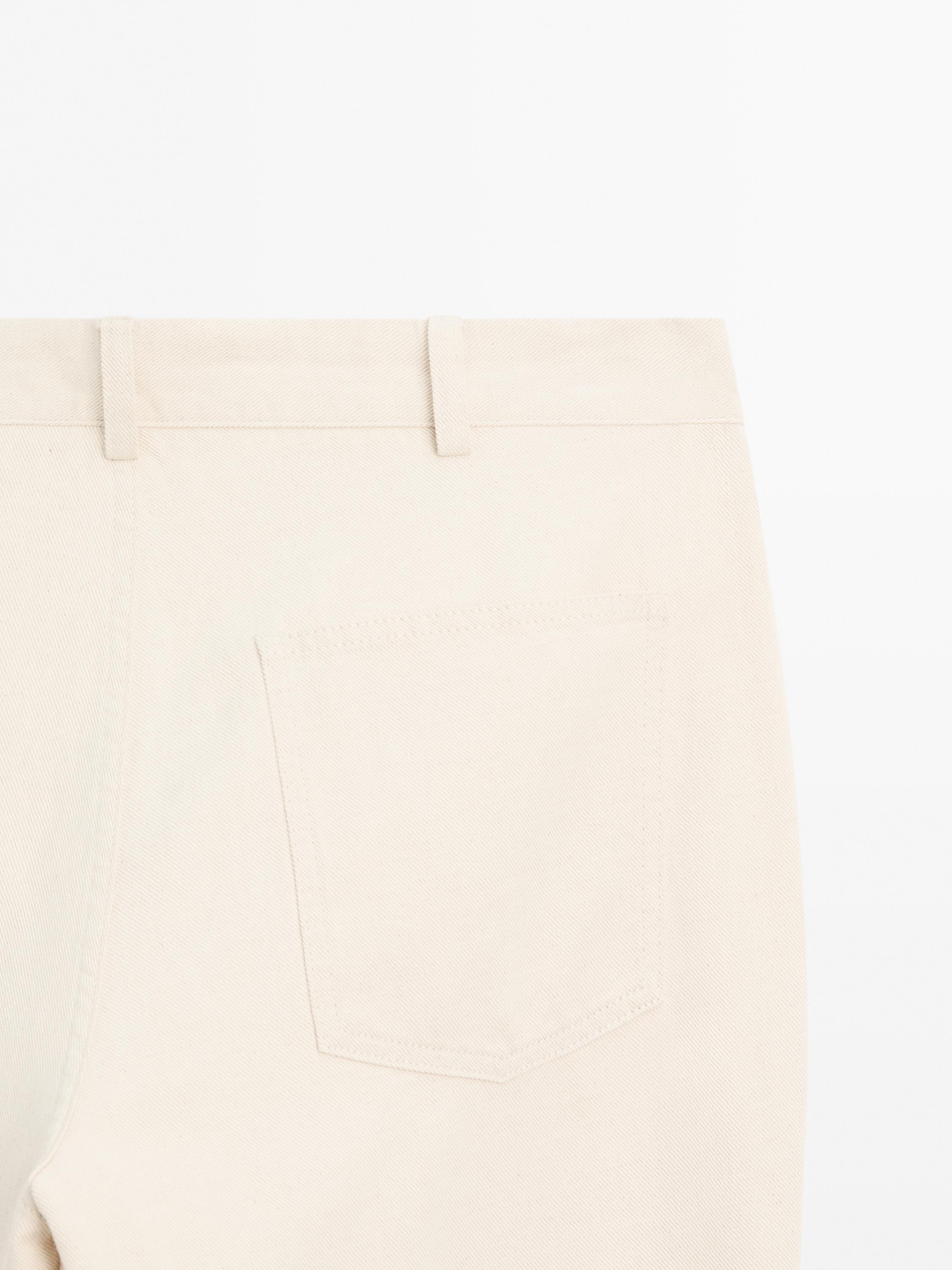 Tapered fit trousers